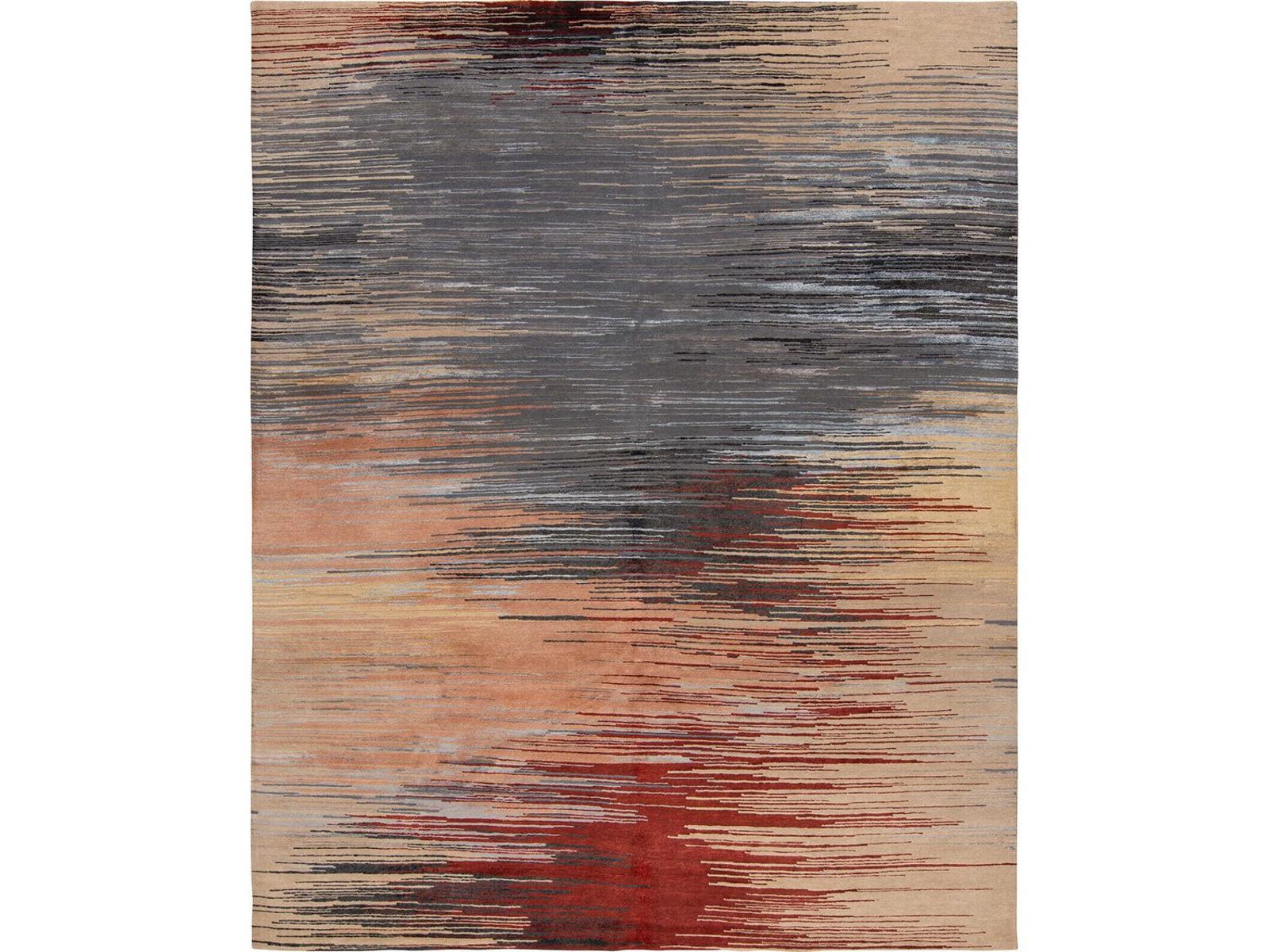 Harounian Rugs Horizon Collection Skyline Hand-Knotted Area Rug — Wool ...