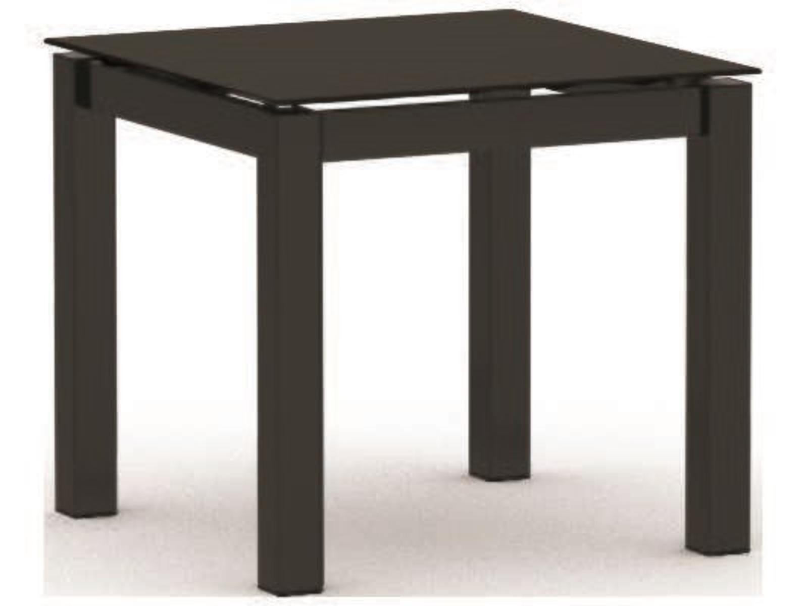 Homecrest Mode Aluminum Square Outdoor End Table