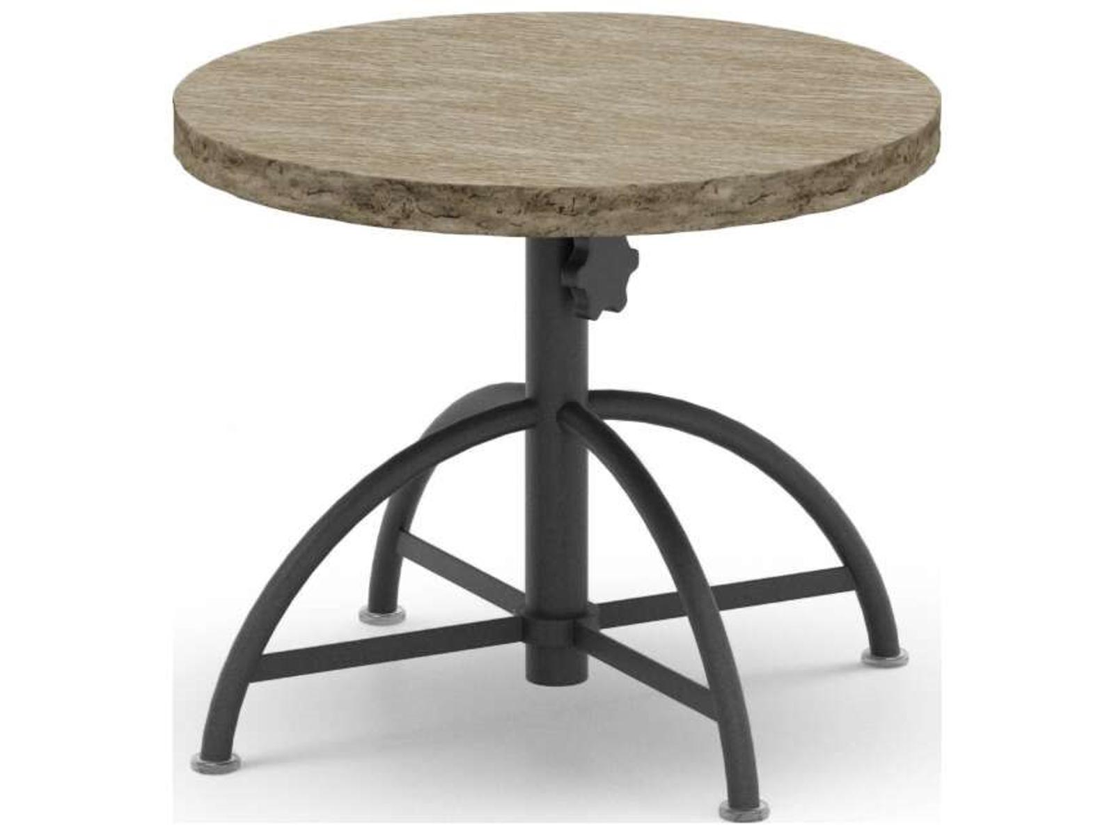 Homecrest Slate Natural Series Adjustable End Table