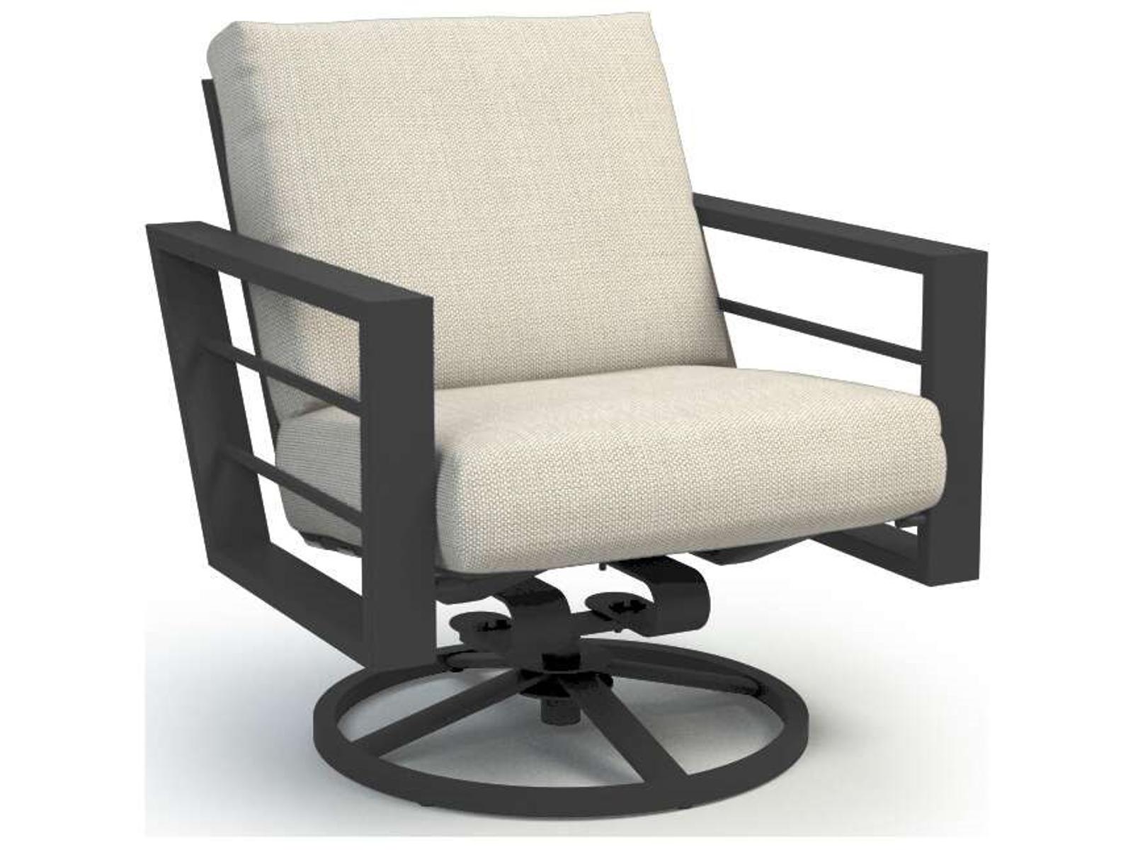 Homecrest Sutton Cushion Swivel Rocker Chat Chair - Thumbnail 2