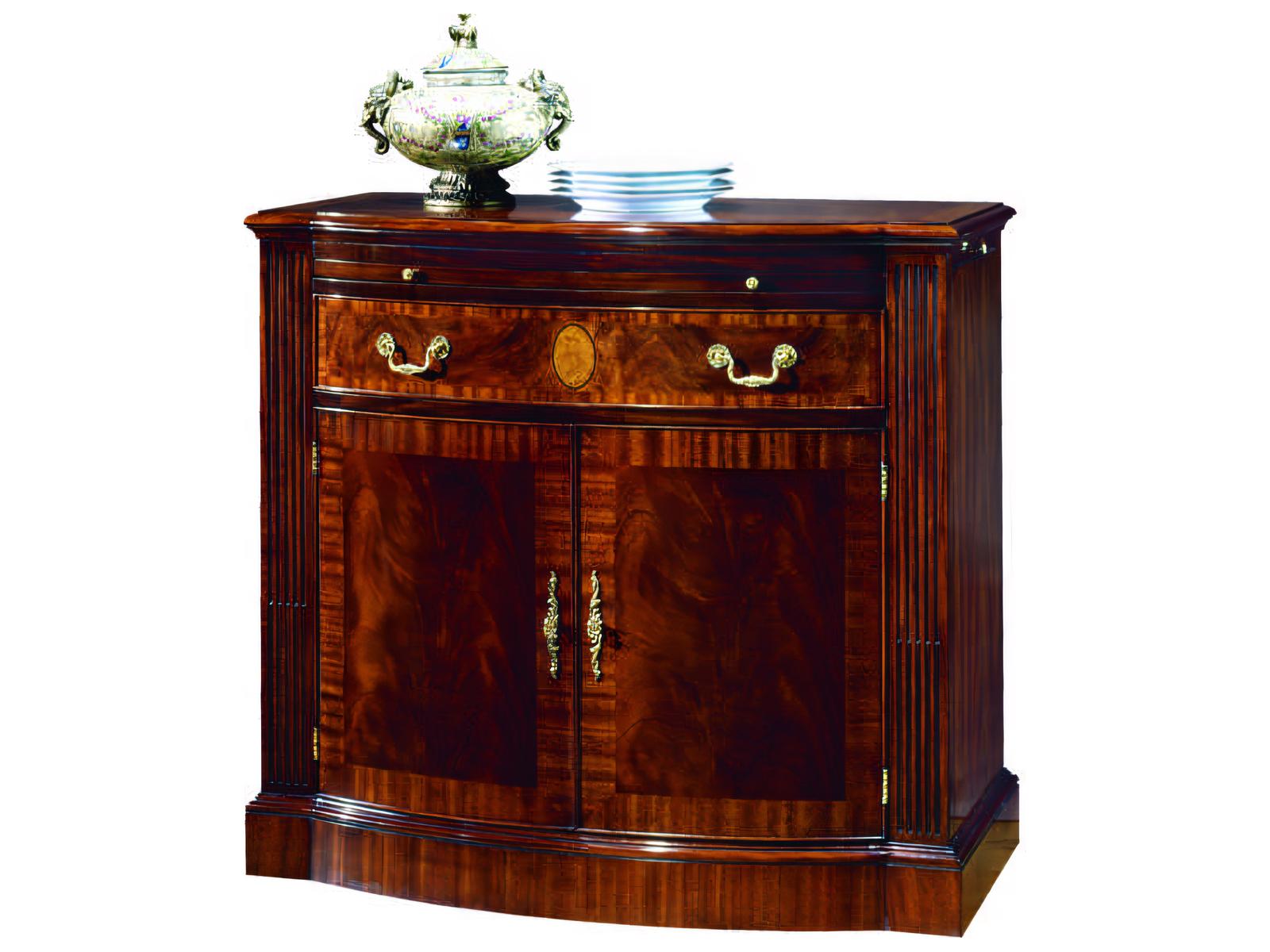 Henkel Harris 41 41" Mahogany Wood Sideboard