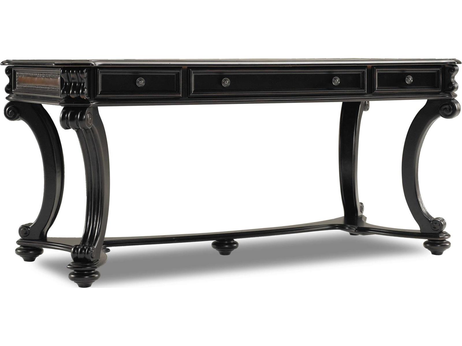Hooker Furniture Telluride Black Hardwood Writing Desk