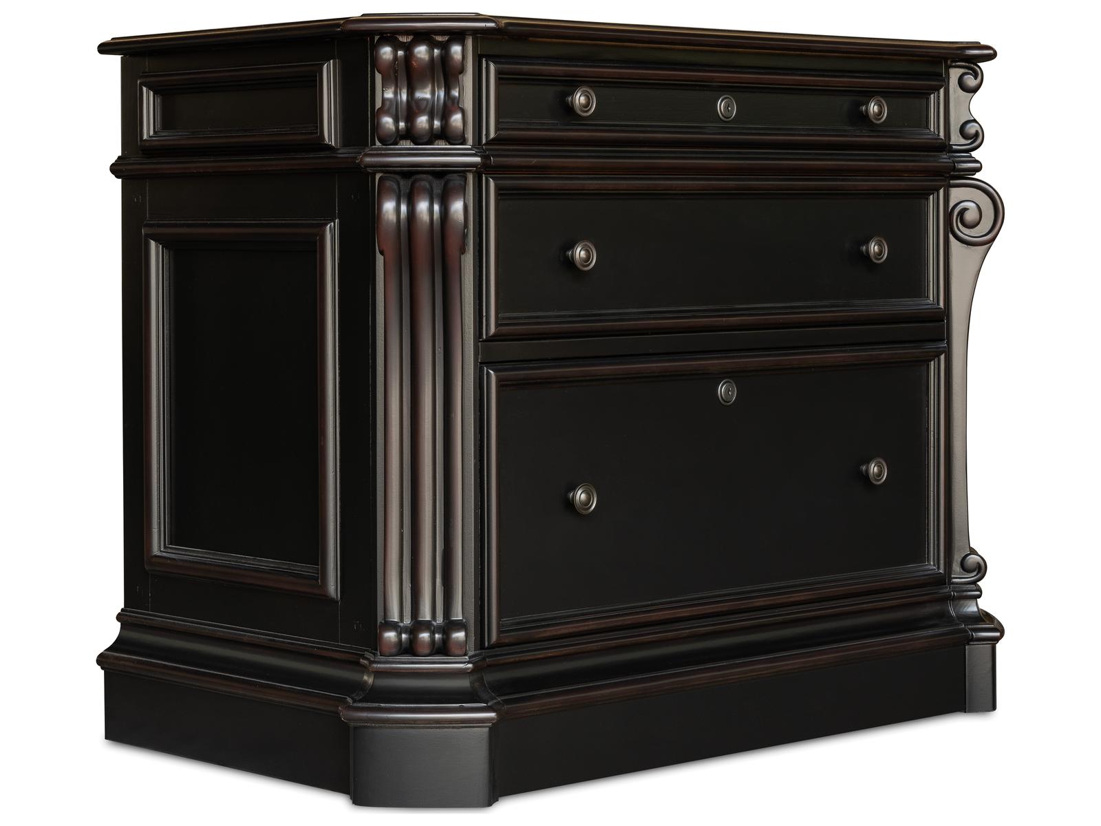 Hooker Furniture Telluride Black File Cabinet