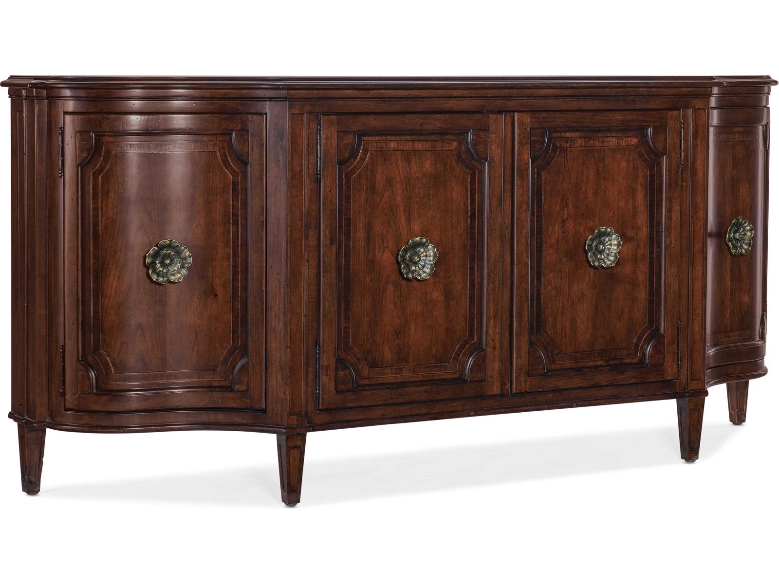 Luxecor Heritage 78" Cherry Wood Maraschino Sideboard