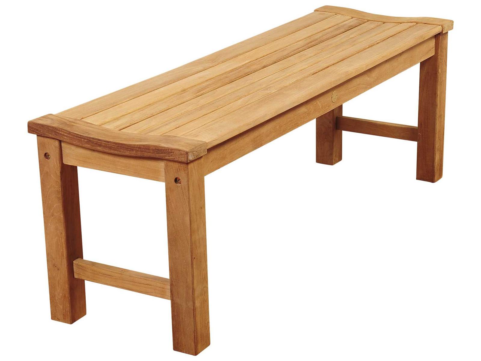 International Home Miami Amazonia Rinjani 51 Teak Backless Outdoor Bench