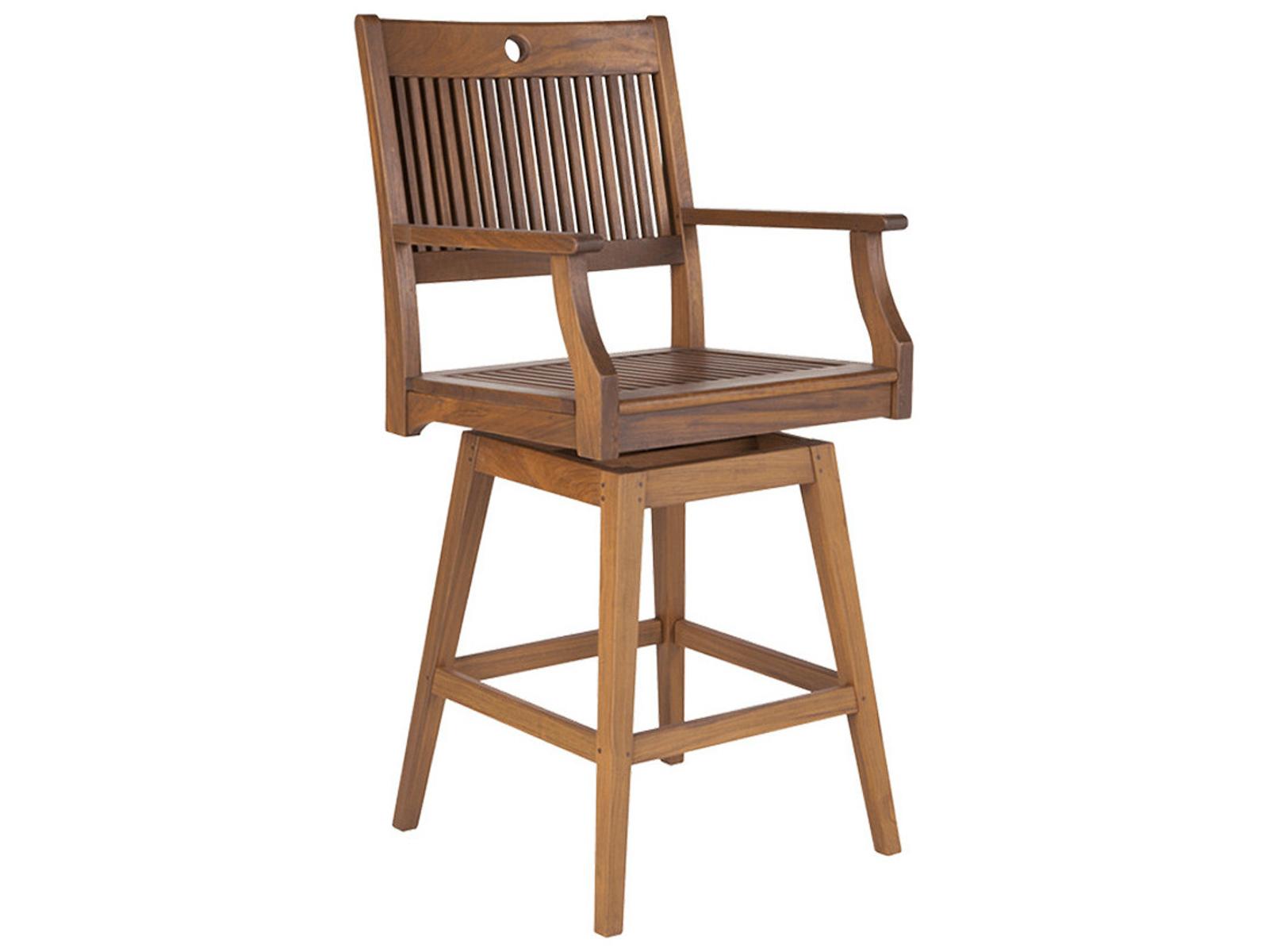 Jensen Outdoor Opal Swivel Dining Arm Chair