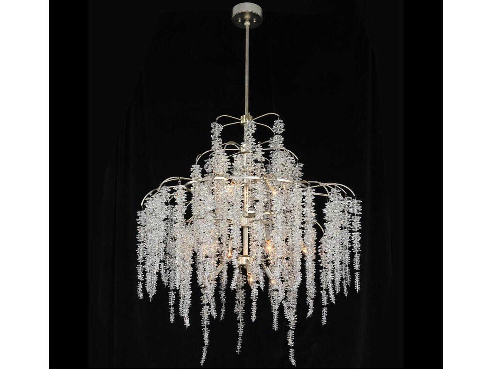 John Richard Cascading Crystal Chandelier