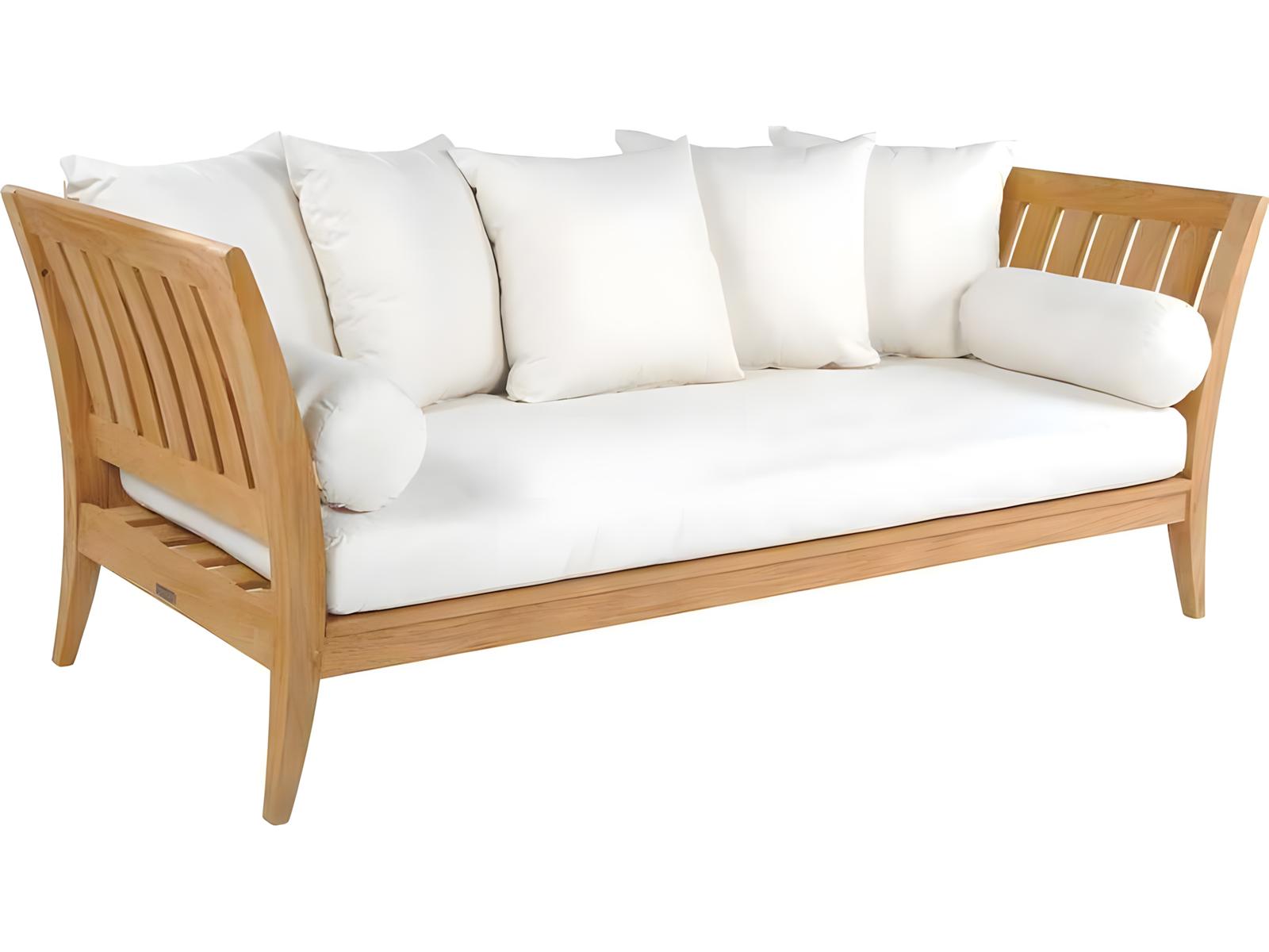 Kingsley Bate Ipanema Teak Cushion Lounge Bed