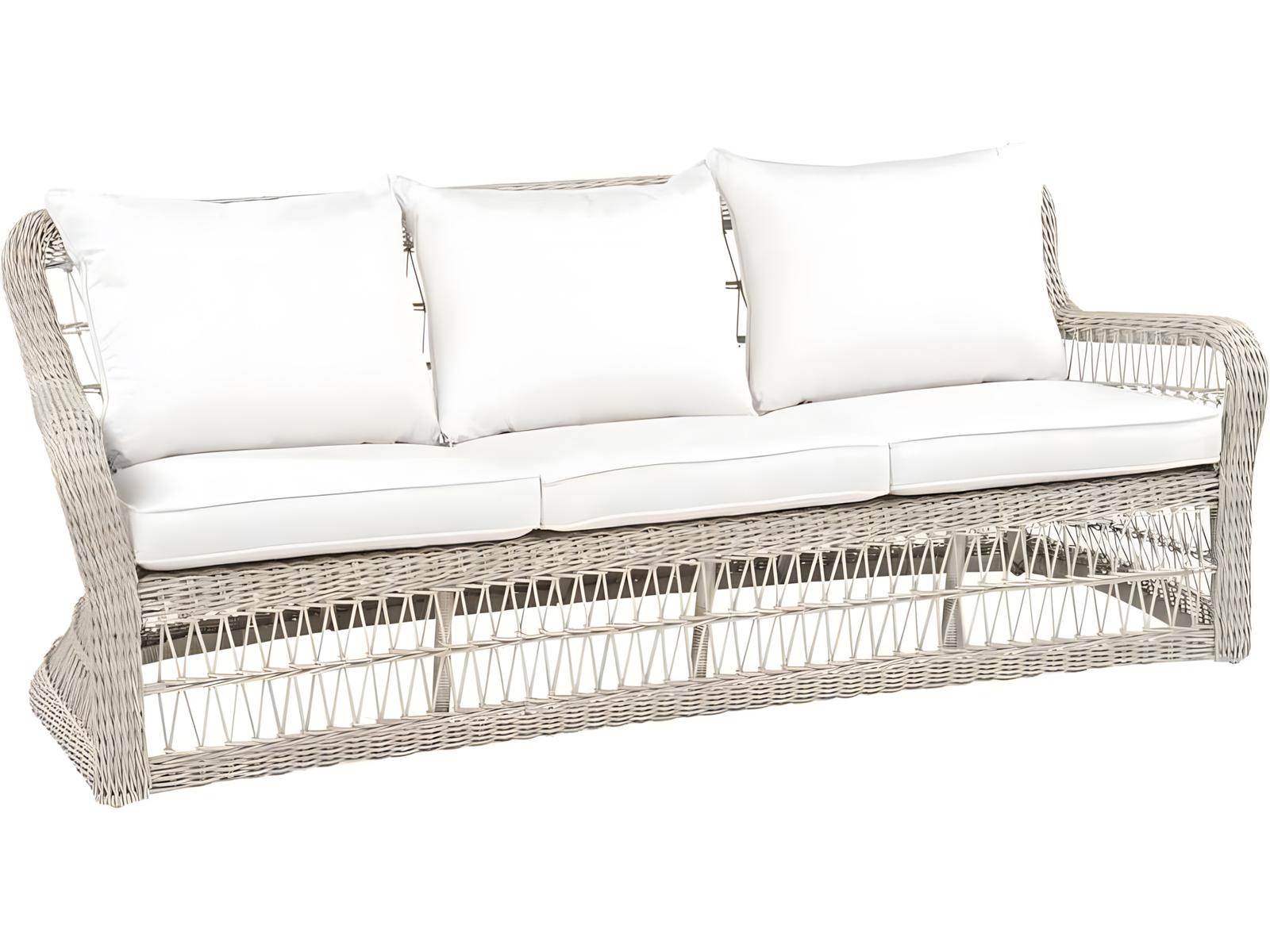 Kingsley Bate Southampton Wicker Cushion Sofa