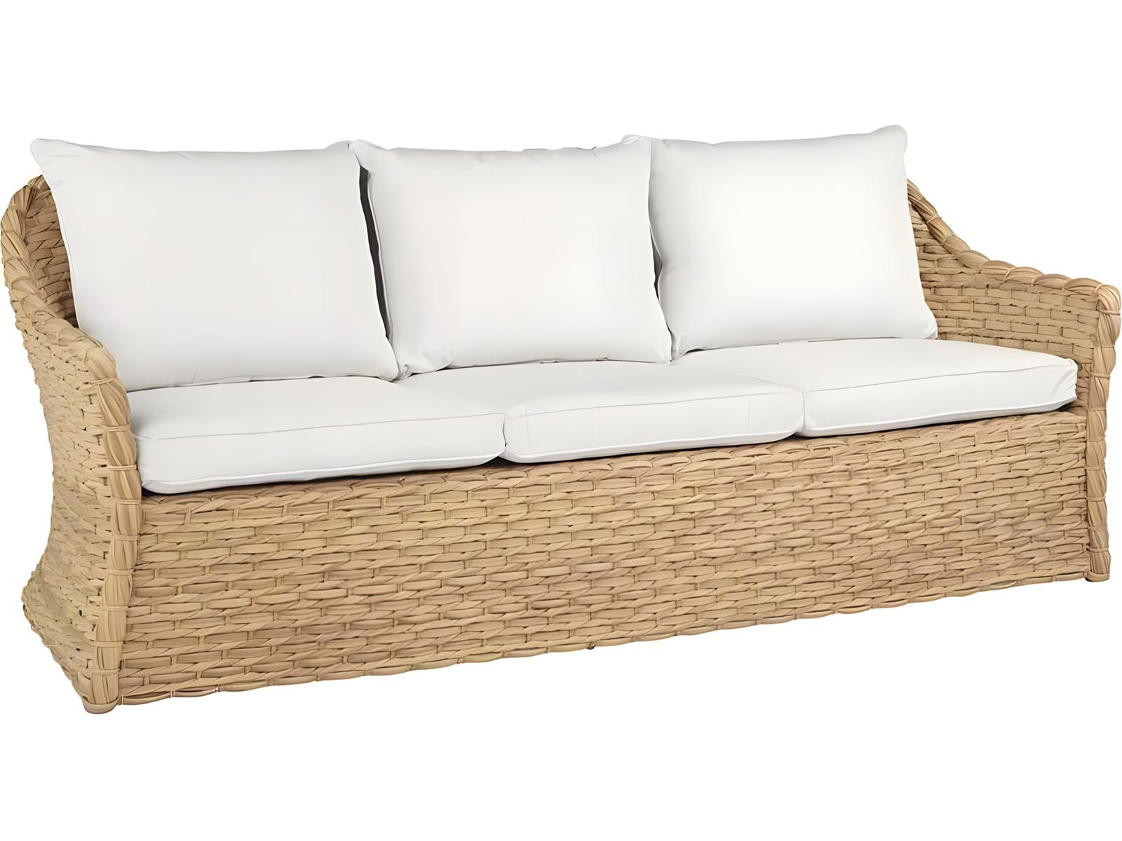 Kingsley Bate Vero Wicker Cushion Sofa