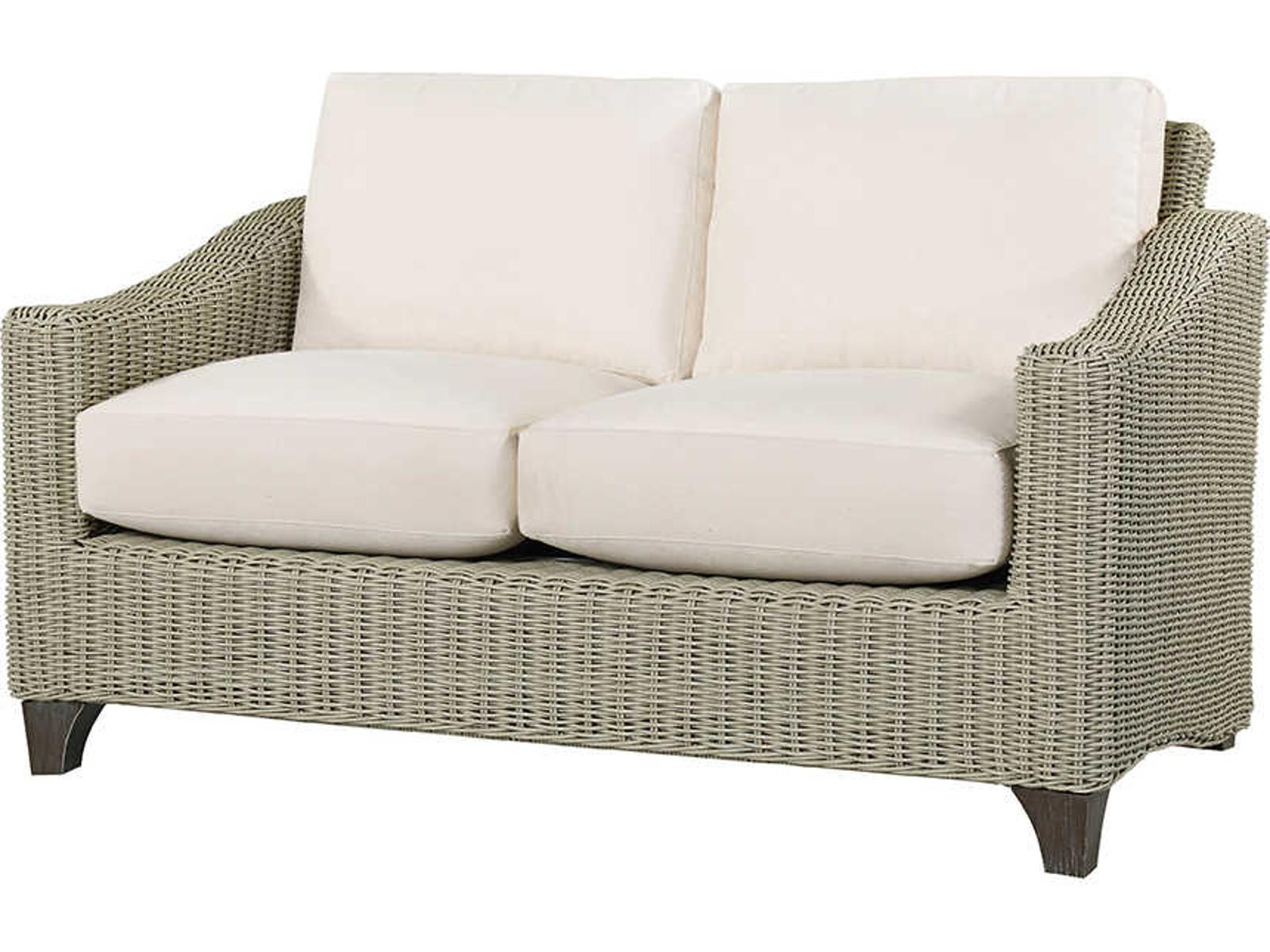 Lane Venture Requisite Wicker Outdoor Patio Loveseat