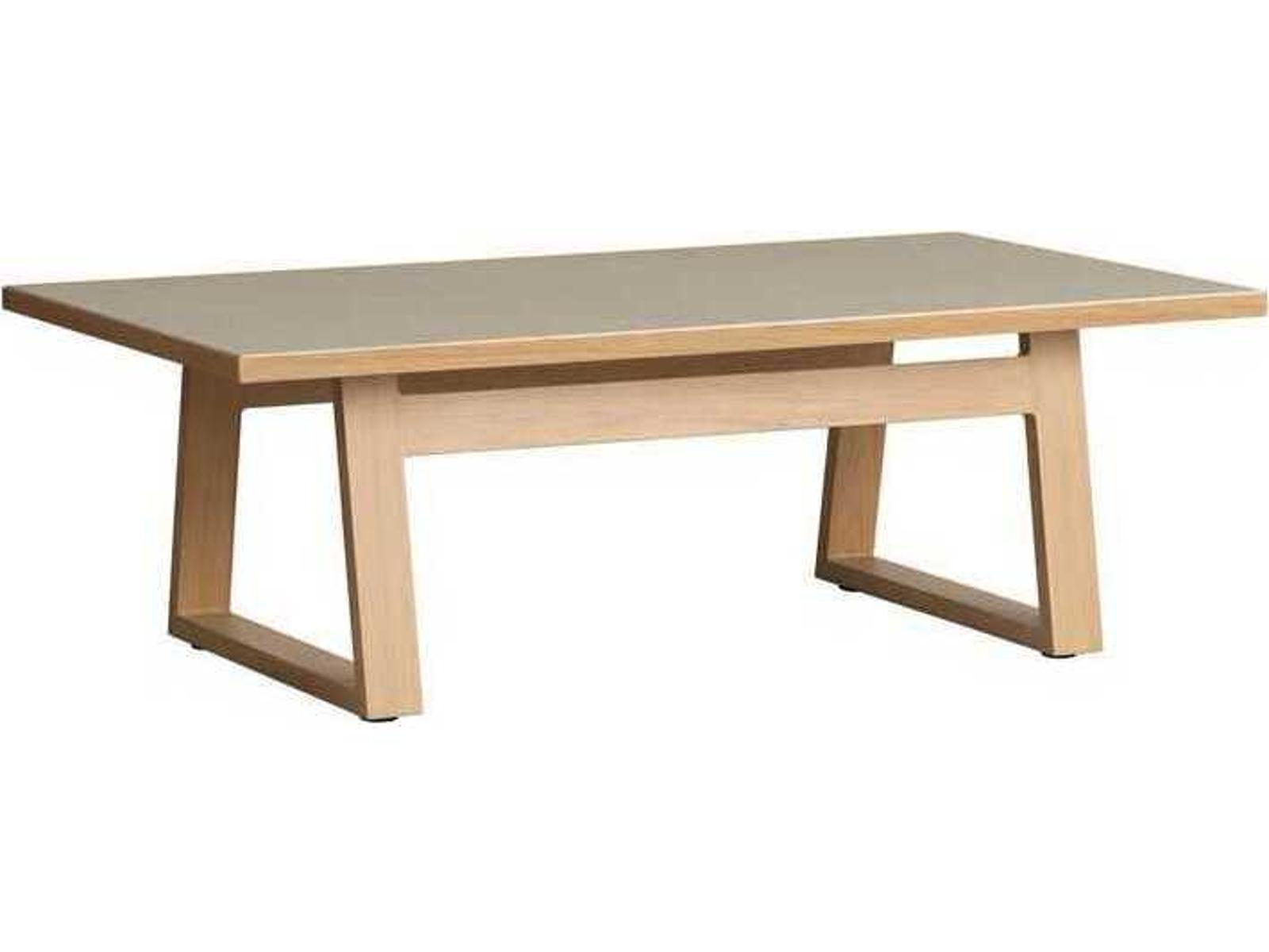 Lloyd Flanders Pursuit Aluminum Rectangular Coffee Table