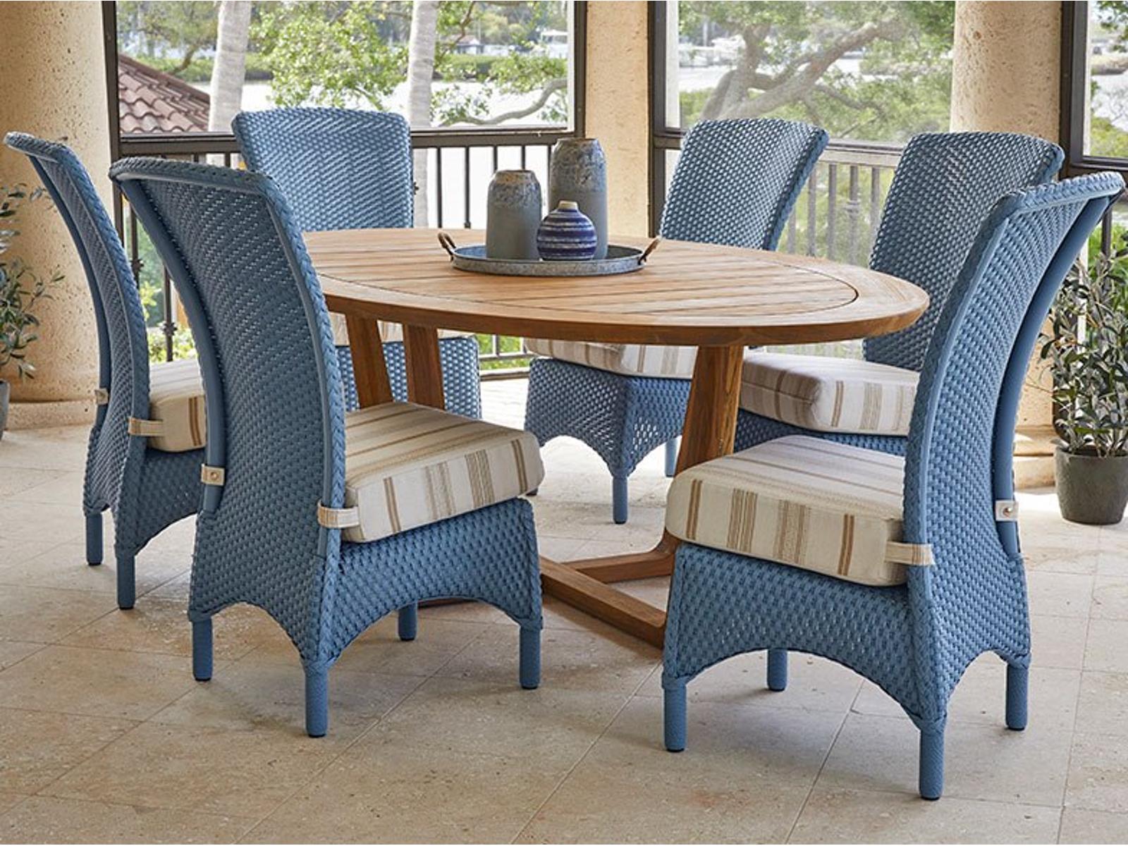 Lloyd Flanders Mandalay Wicker Dining Set