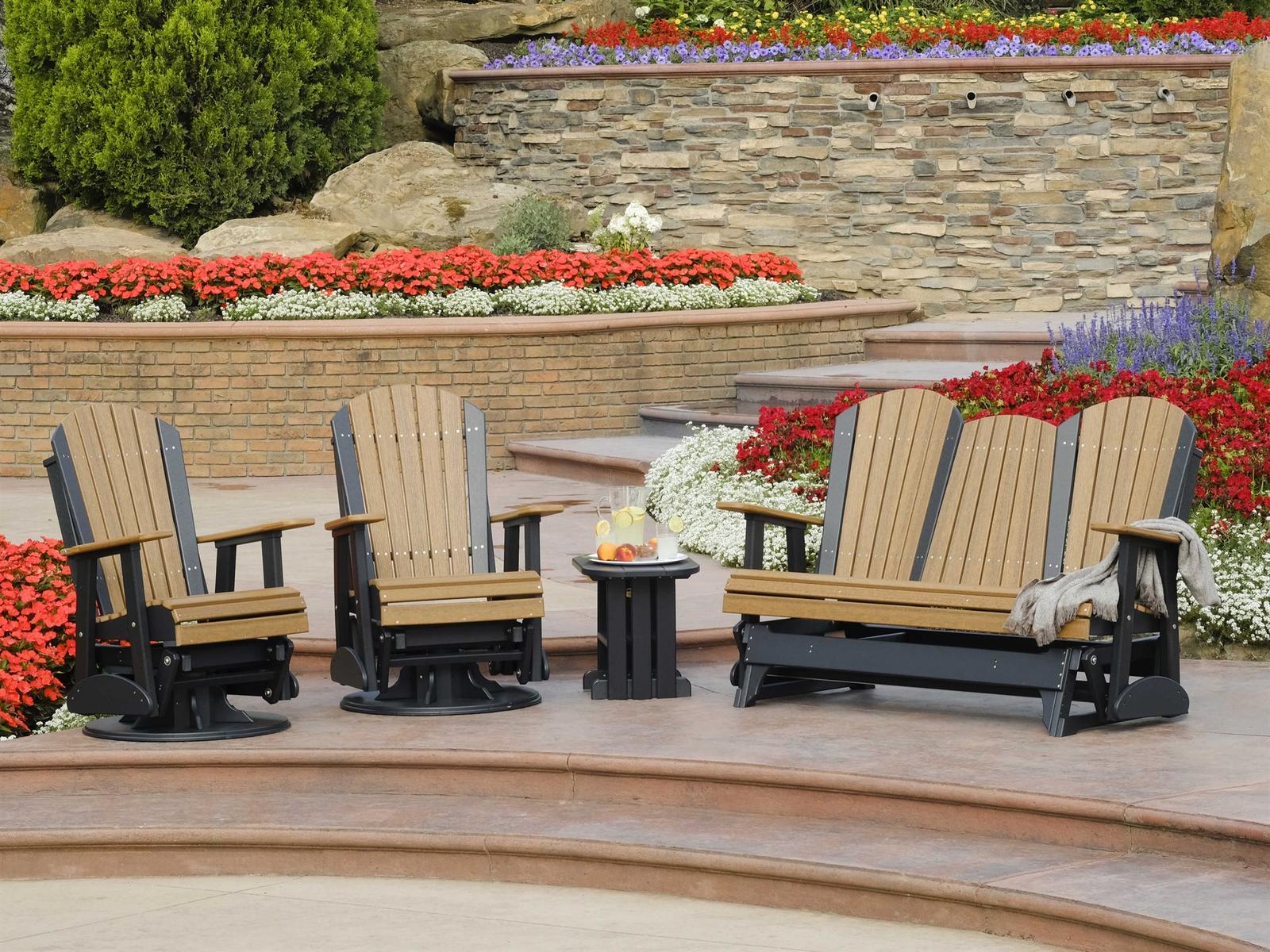LuxCraft Recycled Plastic Outdoor Lounge Set