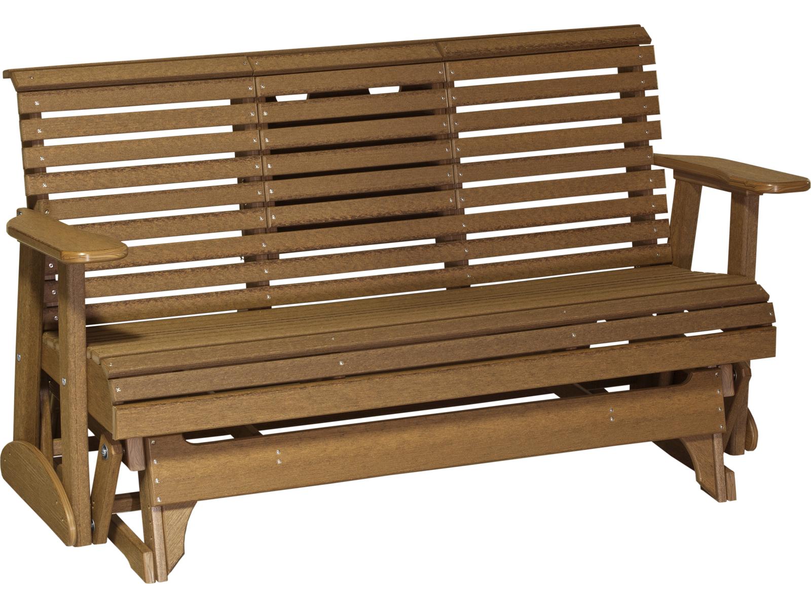 Luxcraft Recycled Plastic Outdoor Glider Bench
