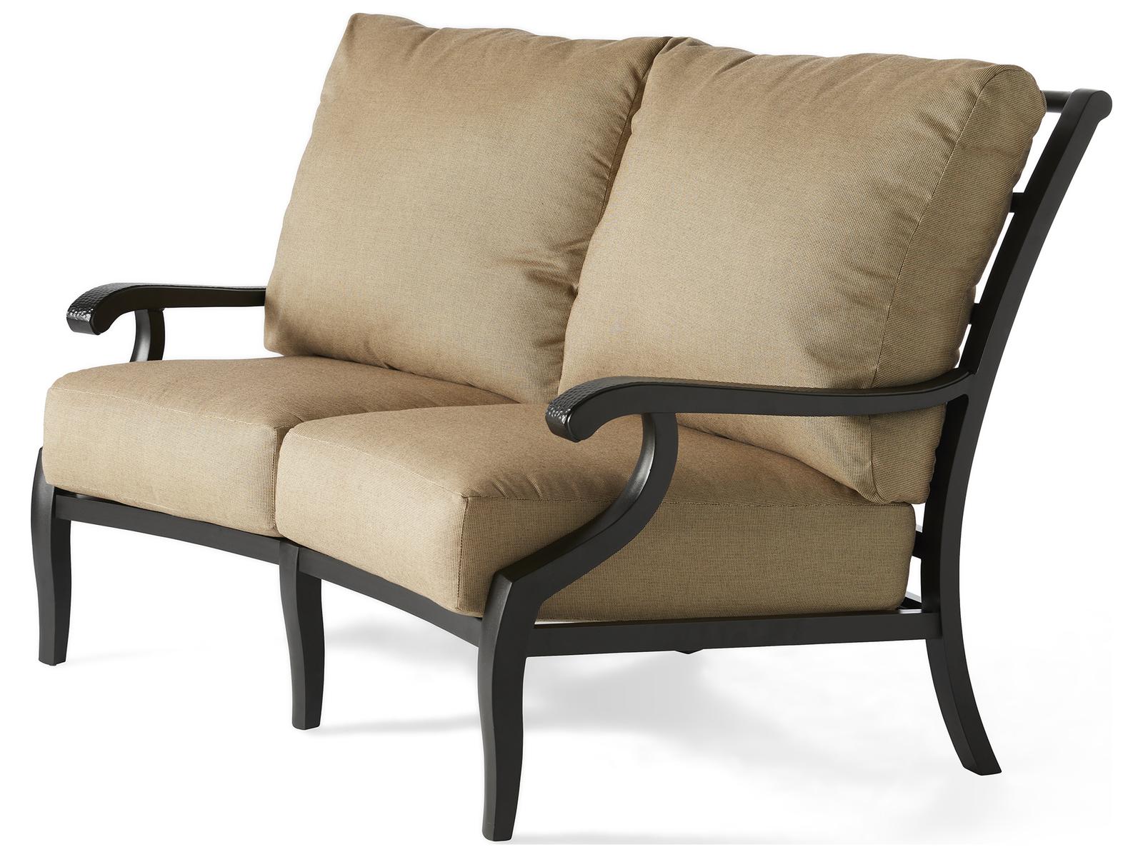 Mallin Turin Cushion Crescent Love Seat - Thumbnail 4