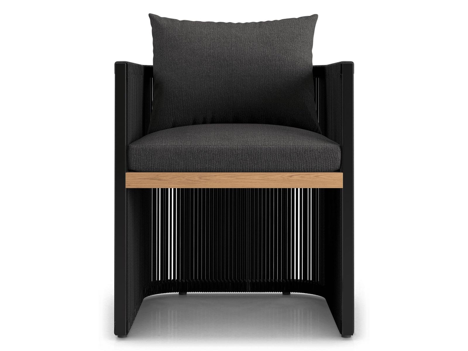 ModLuxe Outdoor Haukland Aluminum Rope Cushion Dining Chair