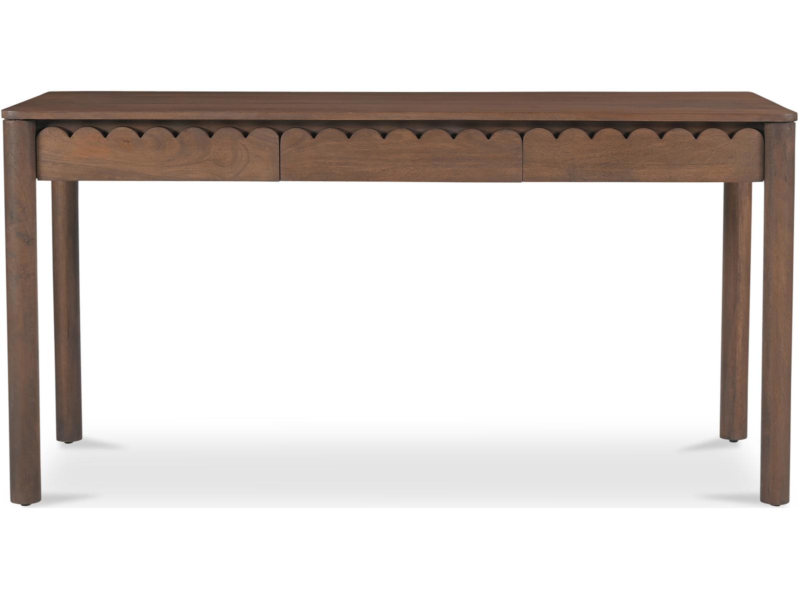 Moe's Home Wiley Brown Mango Wood Writing Desk