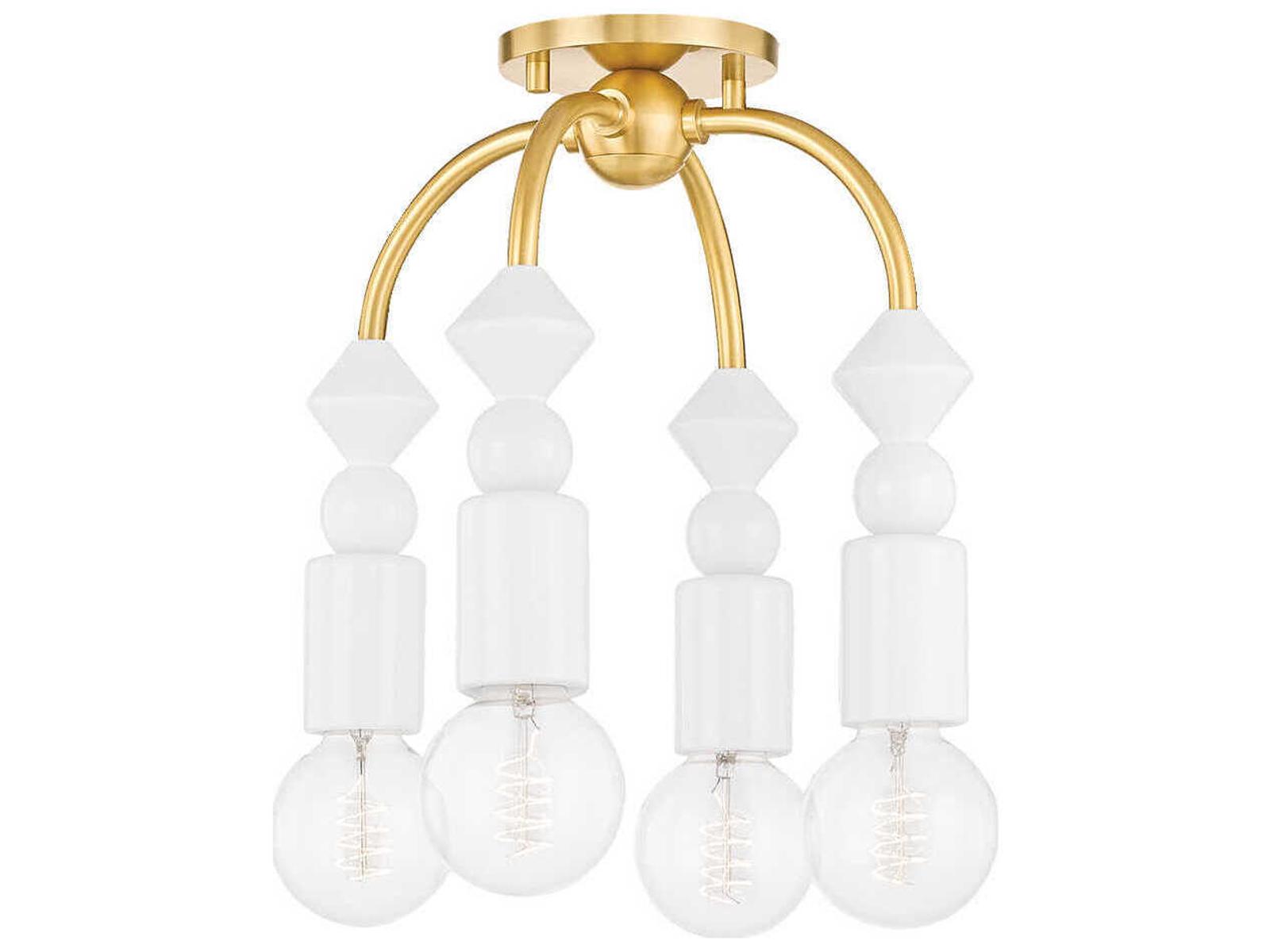 Mitzi Flora Semi Flush Mount - Thumbnail 4