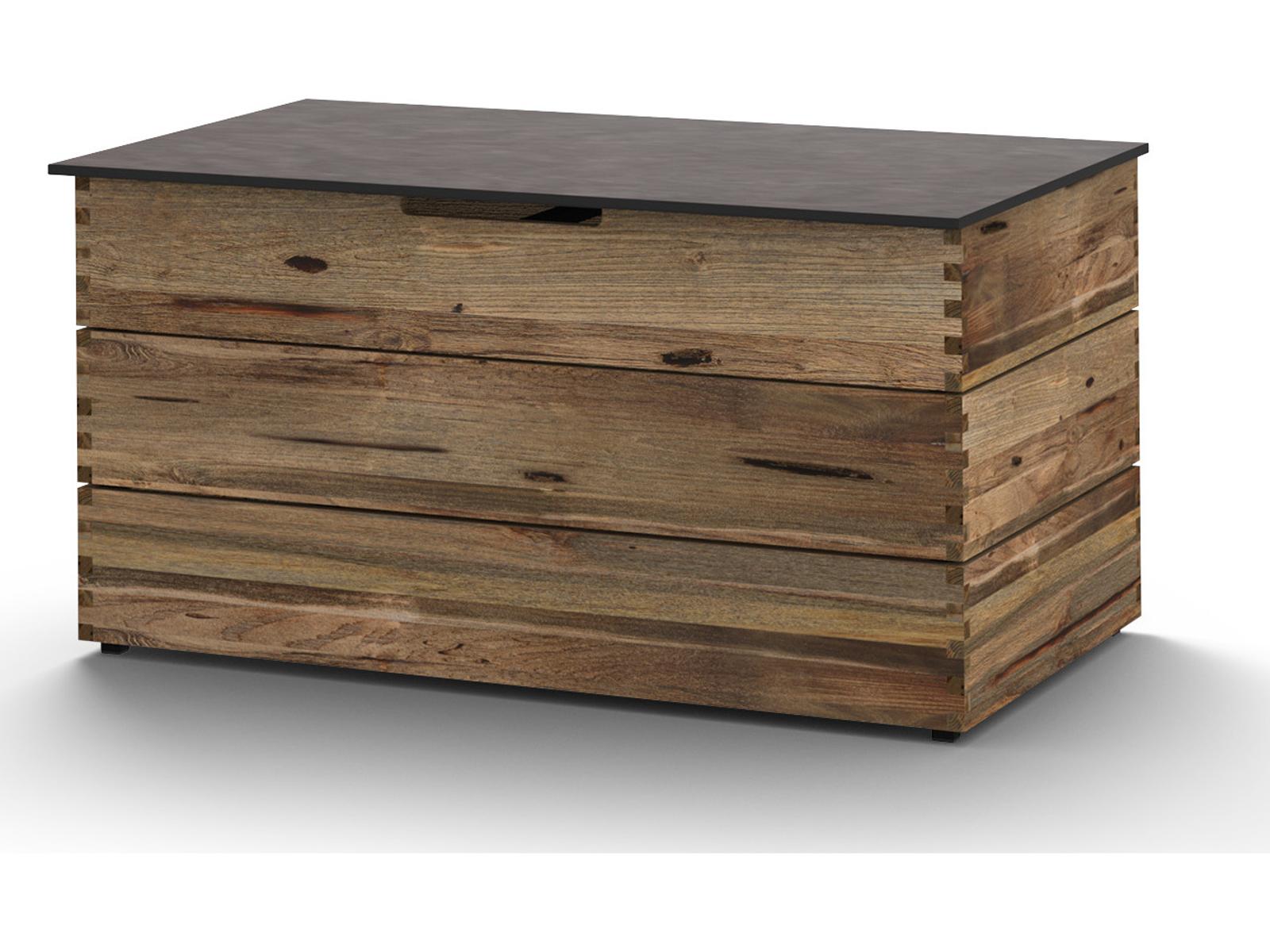 MamaGreen Aiko Teak 44''W x 28''D Rectangular Storage Box