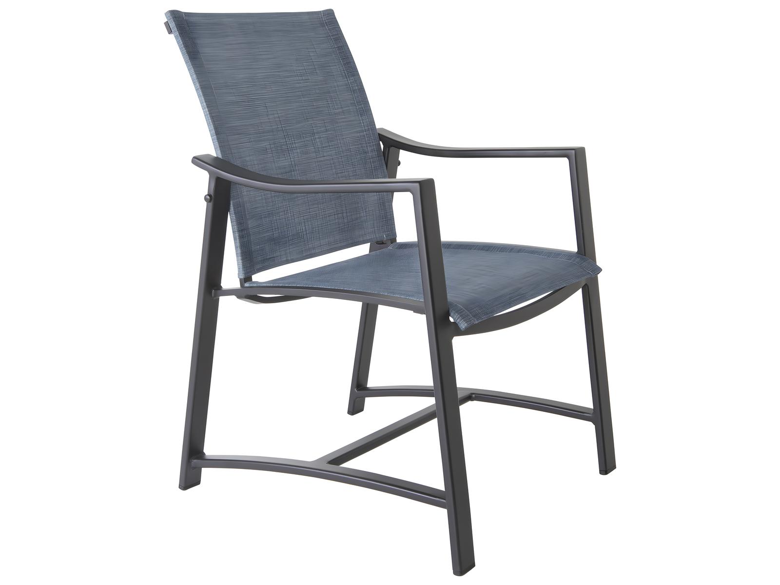 OW Lee Avana Sling Aluminum Outdoor Patio Dining Arm Chair