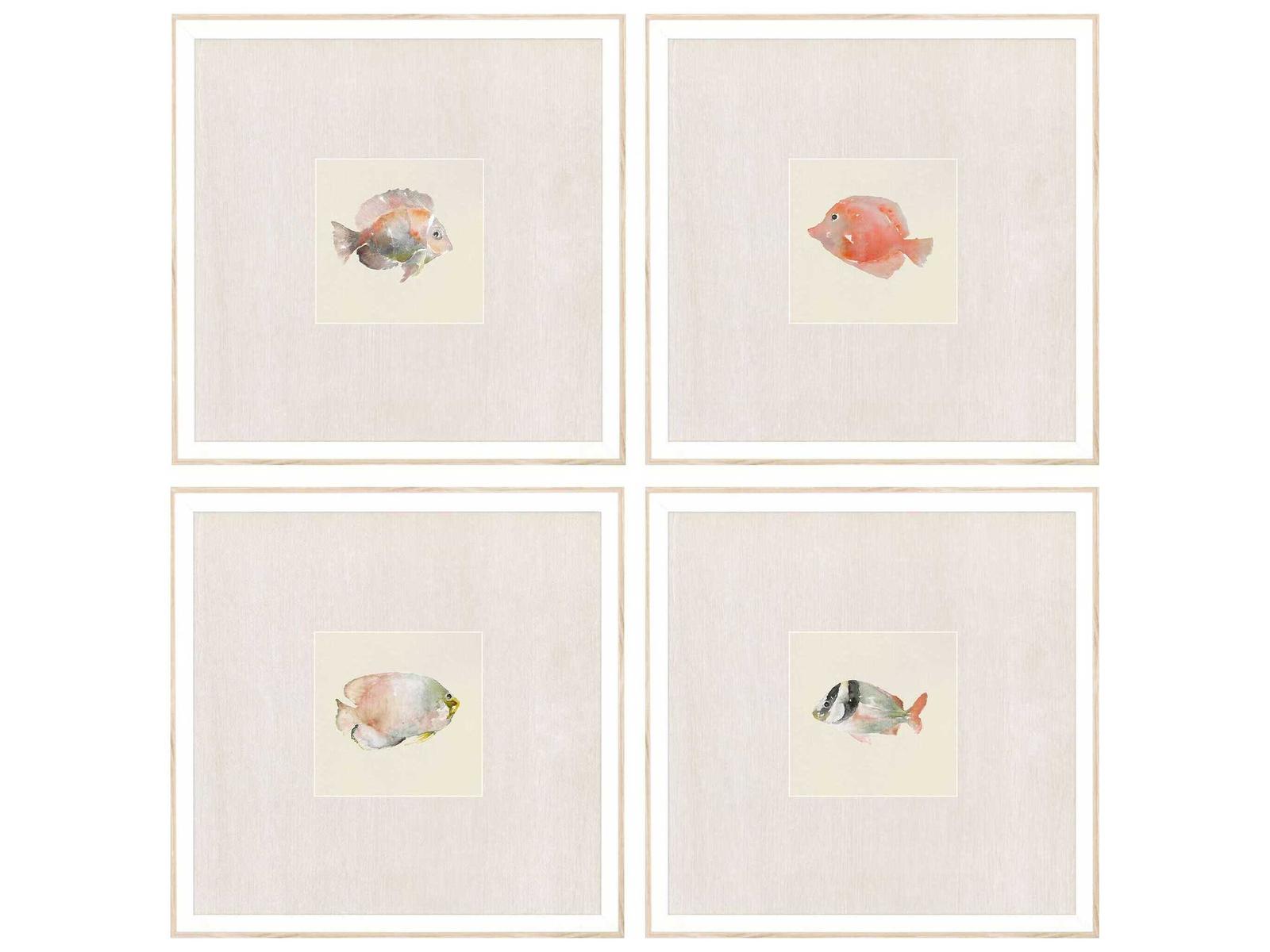 Paragon Coastal Medley Wall Art Set of 4