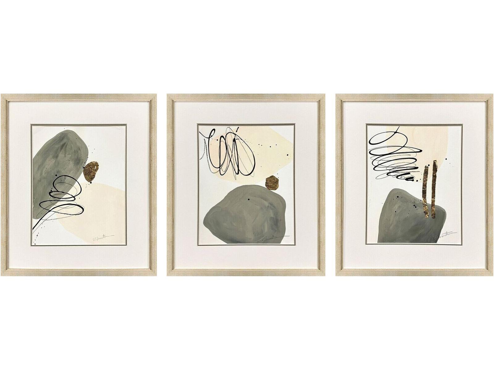 Paragon Rock Garden Framed Art - Set of 3