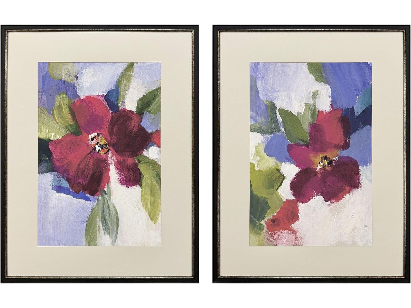 Paragon Modern Fleur Framed Art - Set of 2
