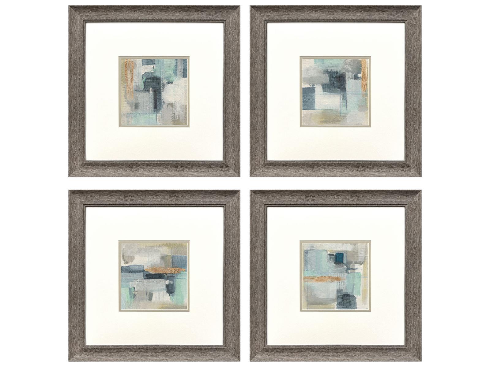 Paragon Fern Brook Morning Framed Art - Set of 4
