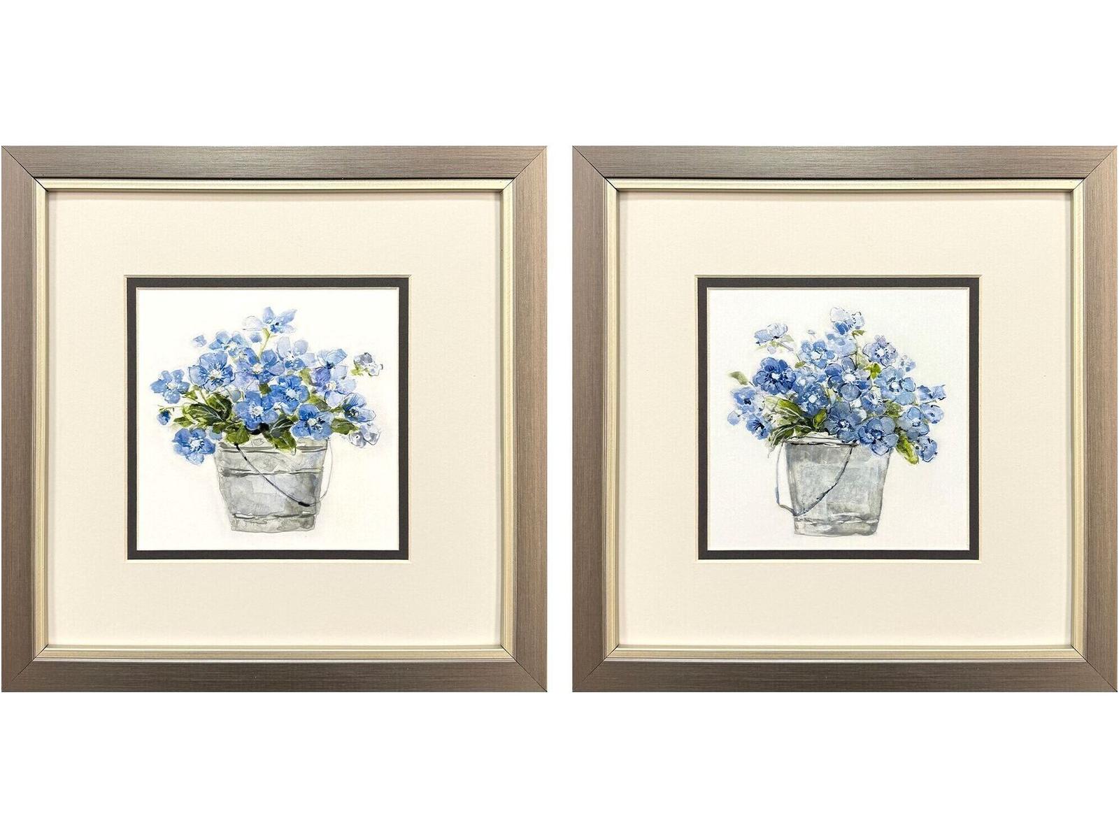 Paragon Bluebells Framed Art - Set of 2