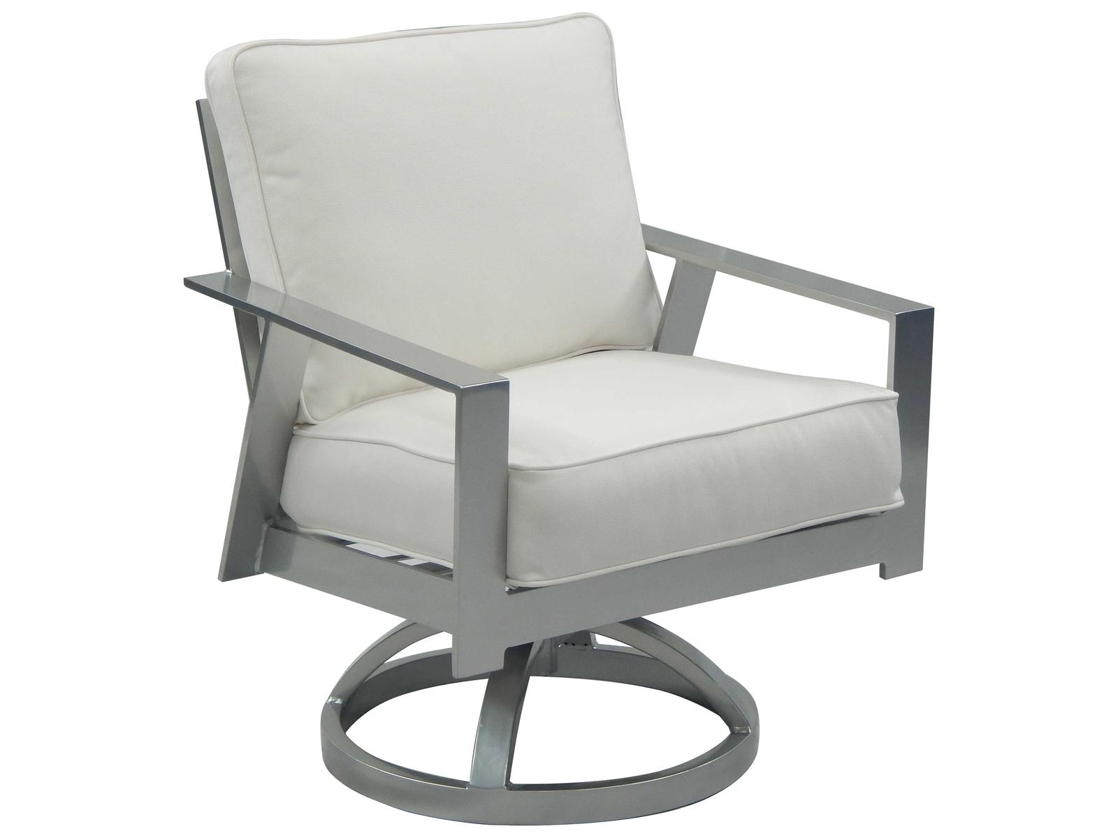 Castelle Trento Swivel Rocker Dining Arm Chair