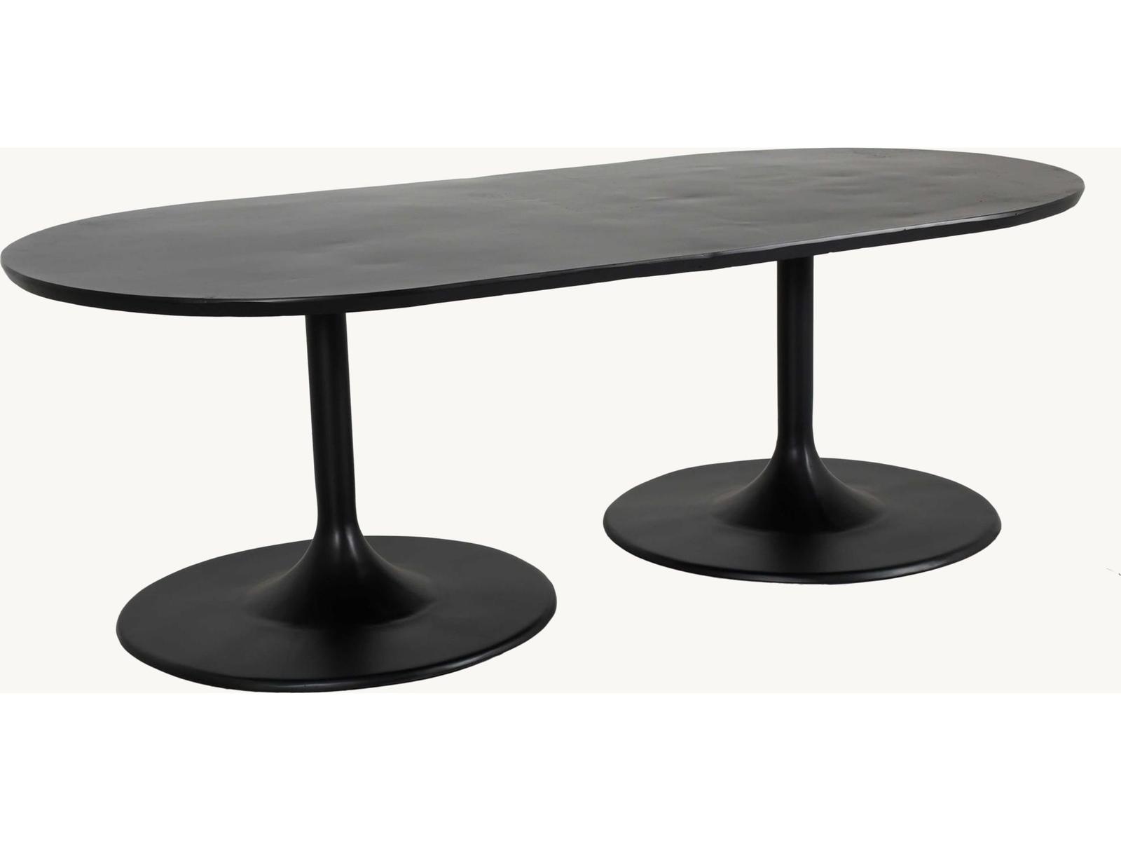 Castelle Tulips Aluminum Oval Outdoor Dining Table