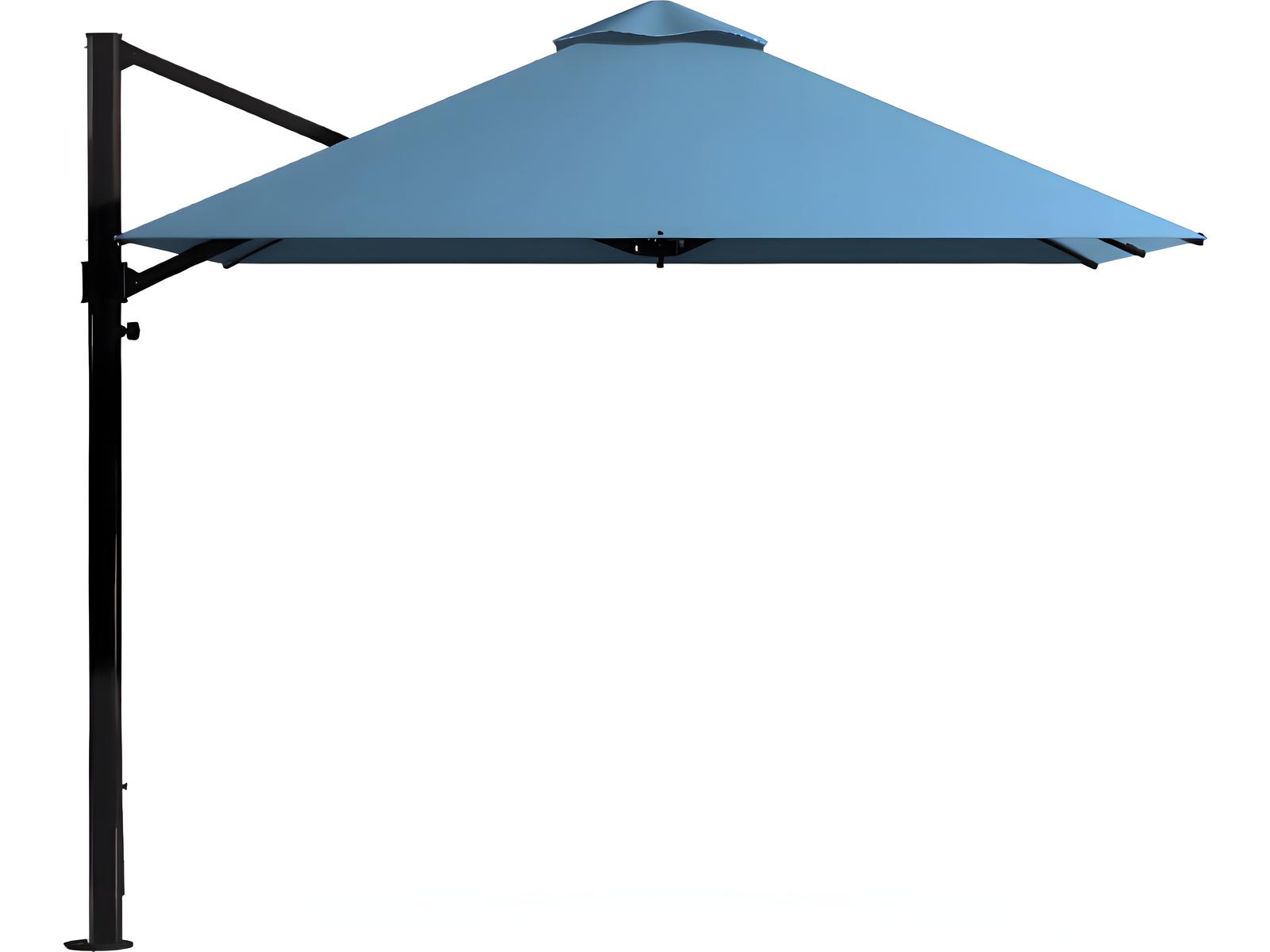 Castelle Frankford Aluminum 10 Foot Square Cantilever Umbrella