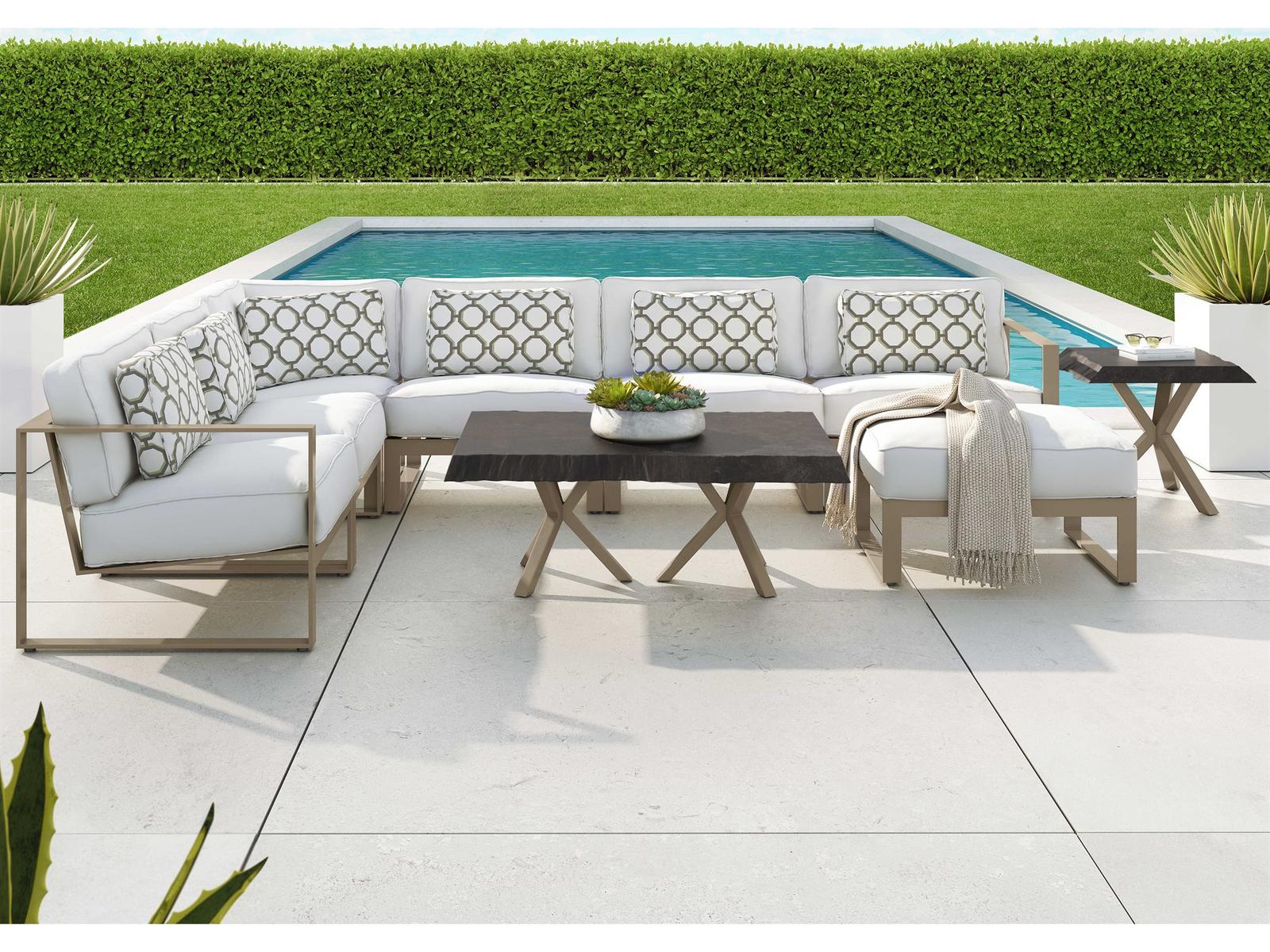 Castelle Park Place Sectional Ottoman
