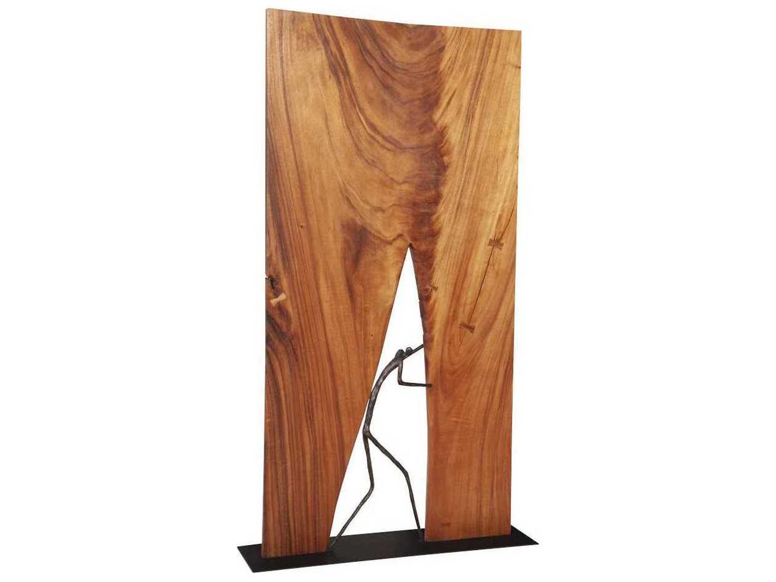 Phillips Collection Natural / Black 1 Panel Room Divider