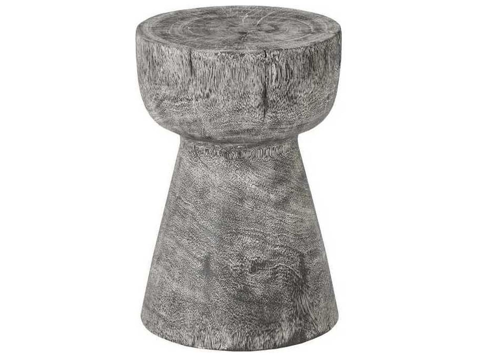 Phillips Collection Curved Wood Accent Stool - Thumbnail 2