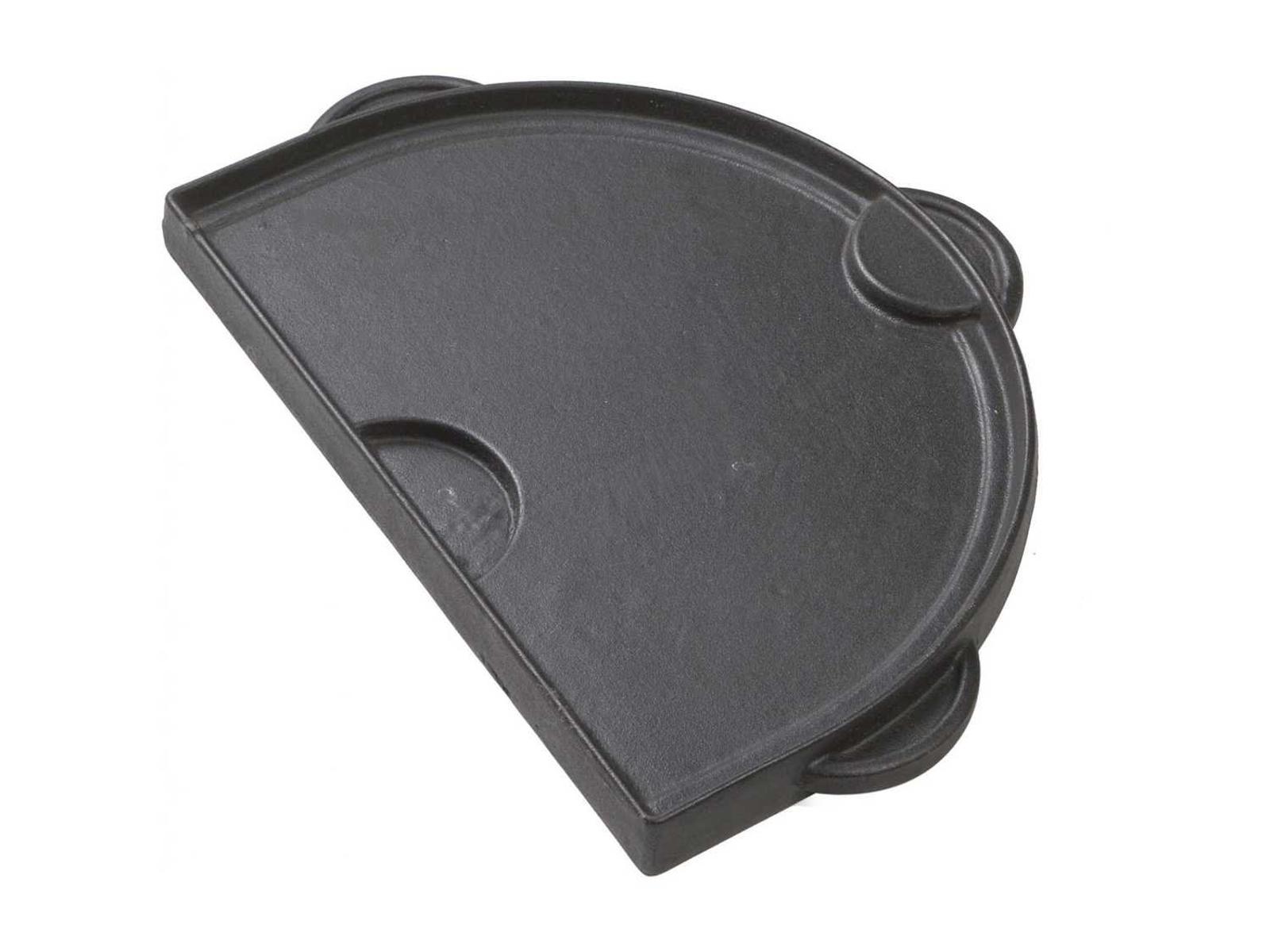 Primo Cast Iron Griddle for Oval JR 200 | Flat and Grooved Sides