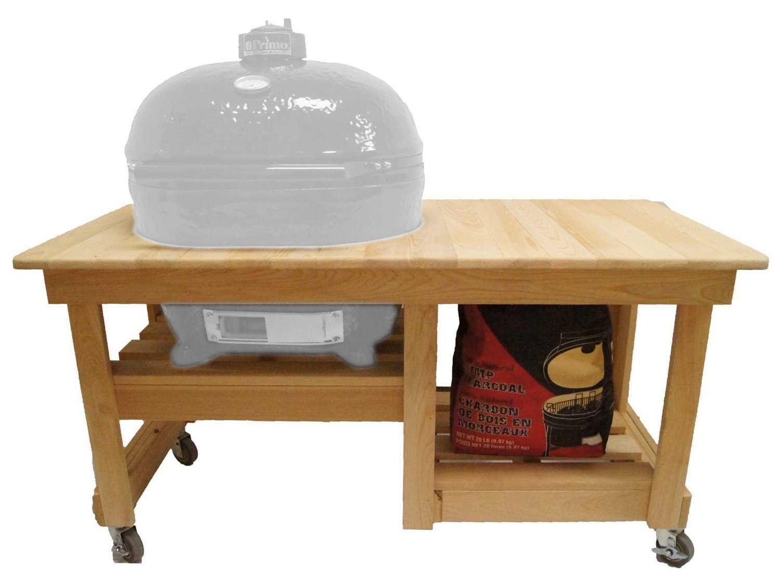 Primo Cypress Wood Countertop Table for Oval Large 300