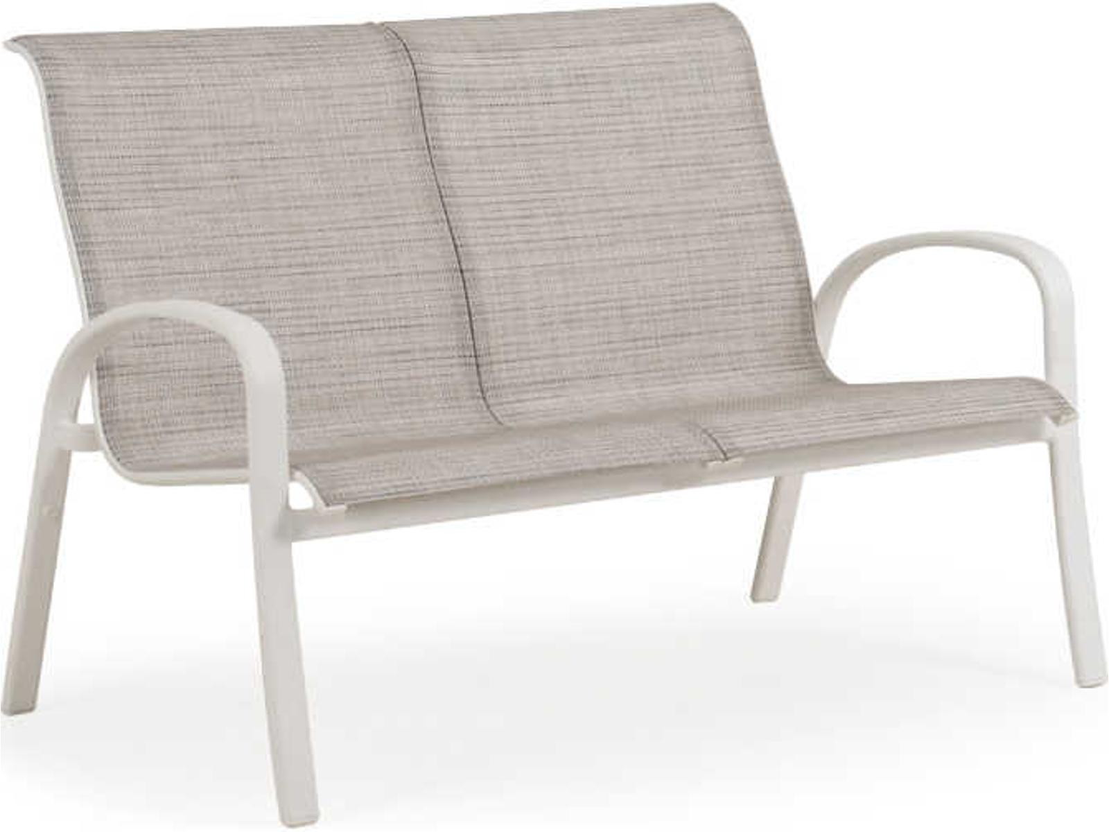 Watermark Living Sandoval Aluminum Sling Outdoor Loveseat