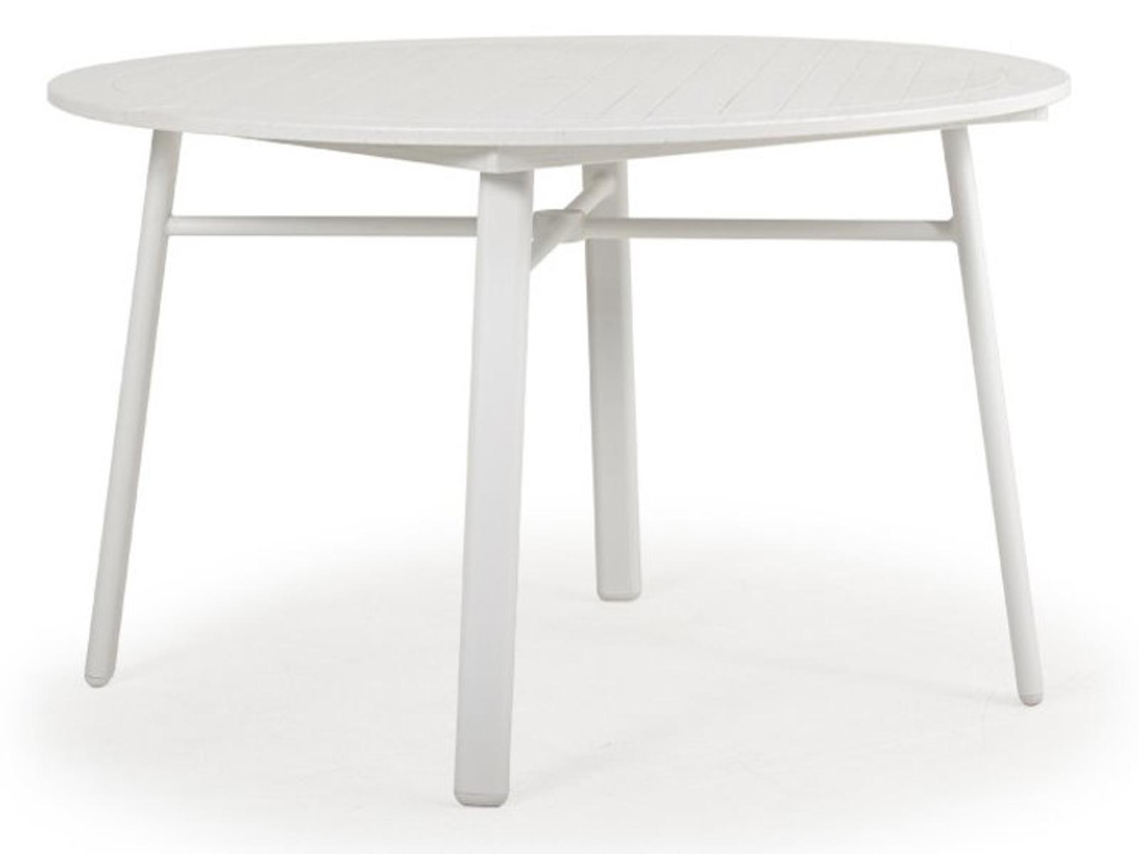 Watermark Living Sandoval Faux Wood Round Table Top with Umbrella Hole