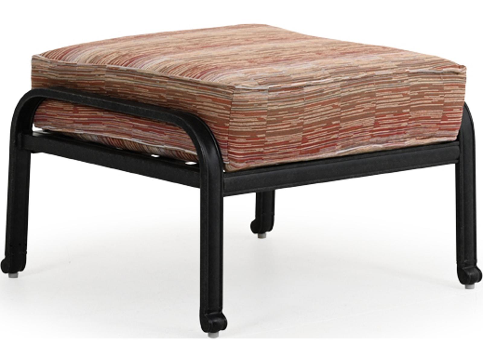 Watermark Living Dauphine Cast Aluminum Outdoor Ottoman