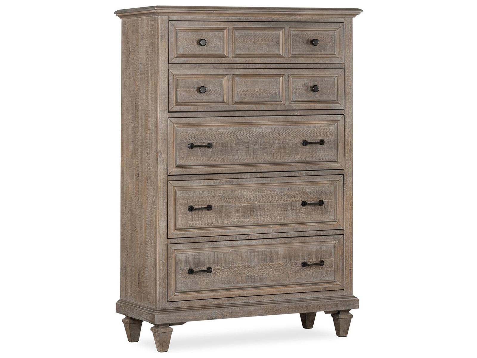 grey pine dresser Chase Grey Wood 6-Drawer Dresser
