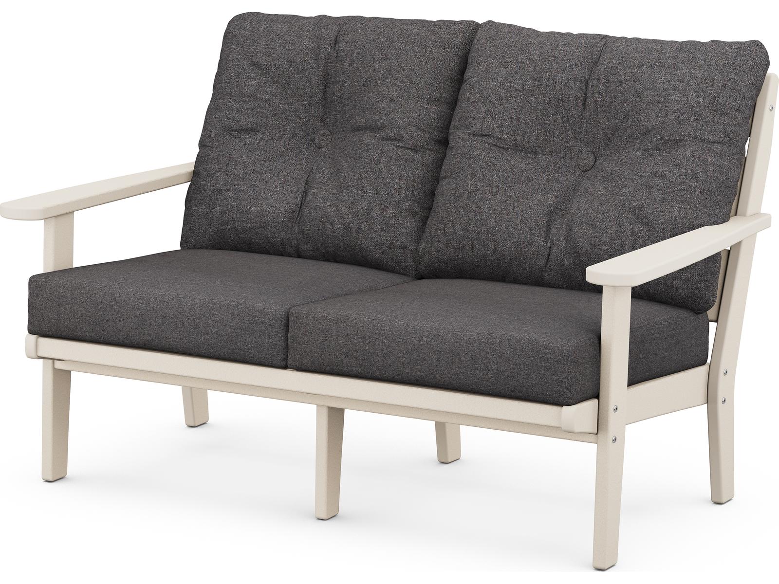 POLYWOOD® Lakeside Recycled Plastic Deep Seating Patio Loveseat