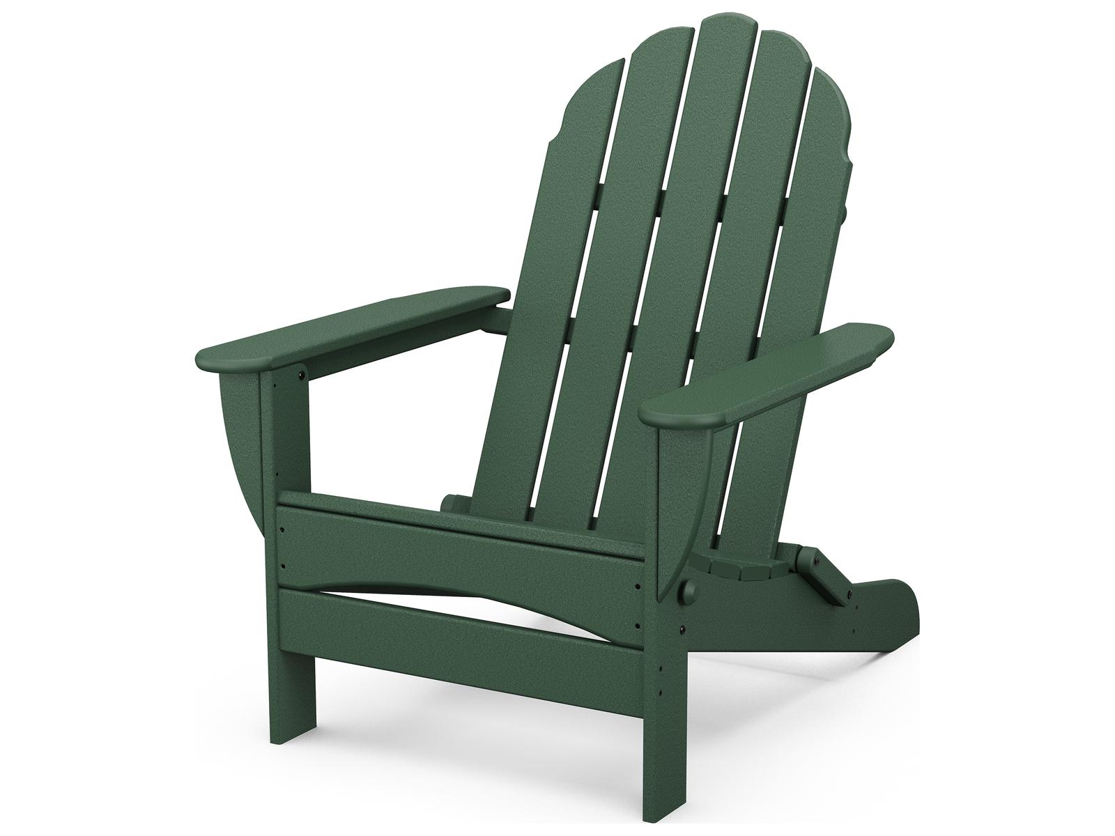 POLYWOOD® Classic Adirondack Recycled Plastic Oversized Curveback Adirondack