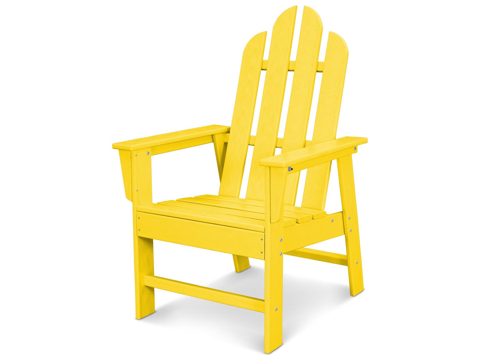POLYWOOD Long Island Adirondack Dining Arm Chair