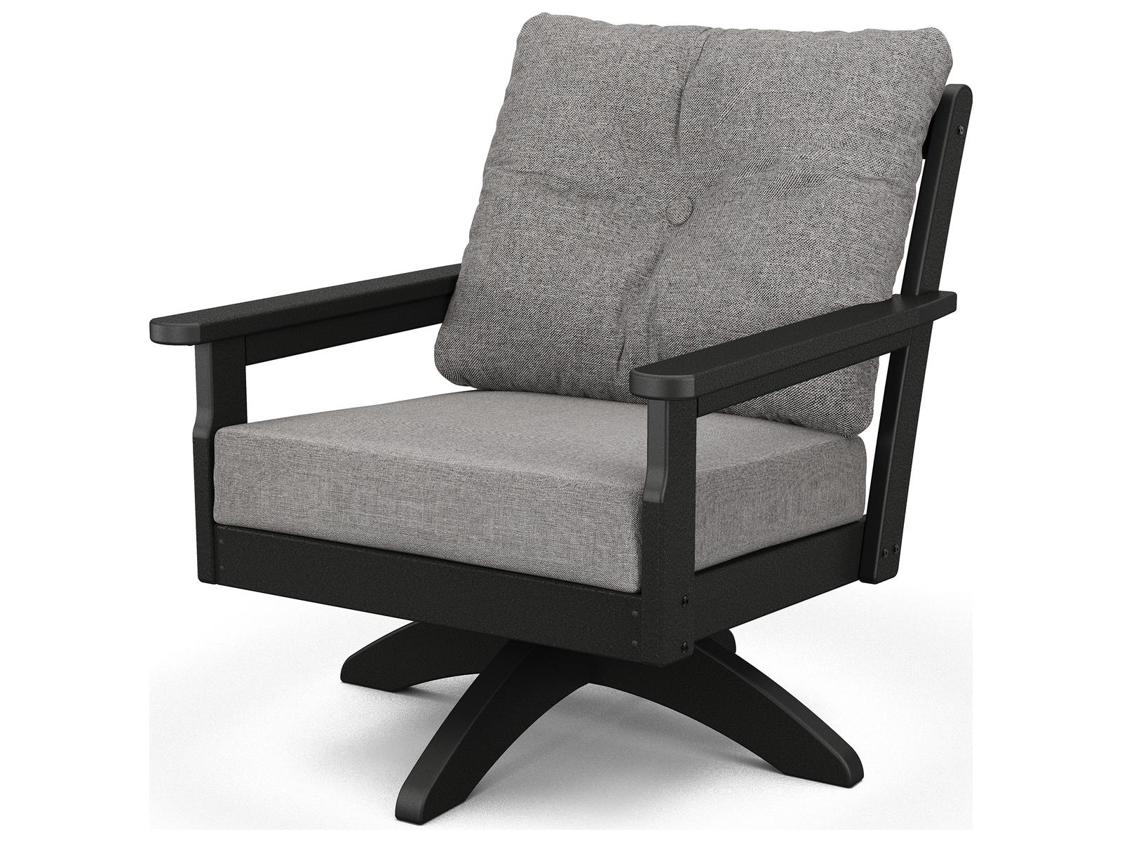 POLYWOOD Vineyard Swivel Lounge Chair
