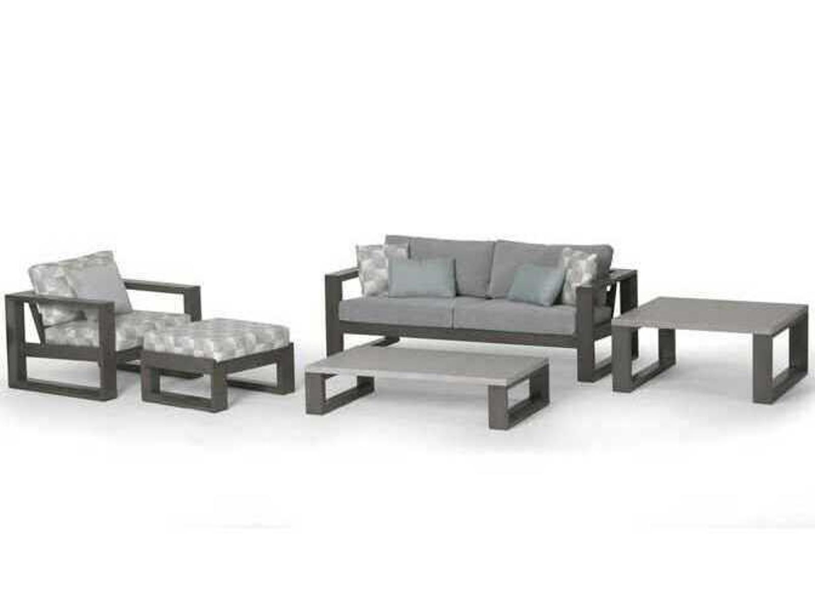 Ratana Elements Aluminum Cushion Lounge Set