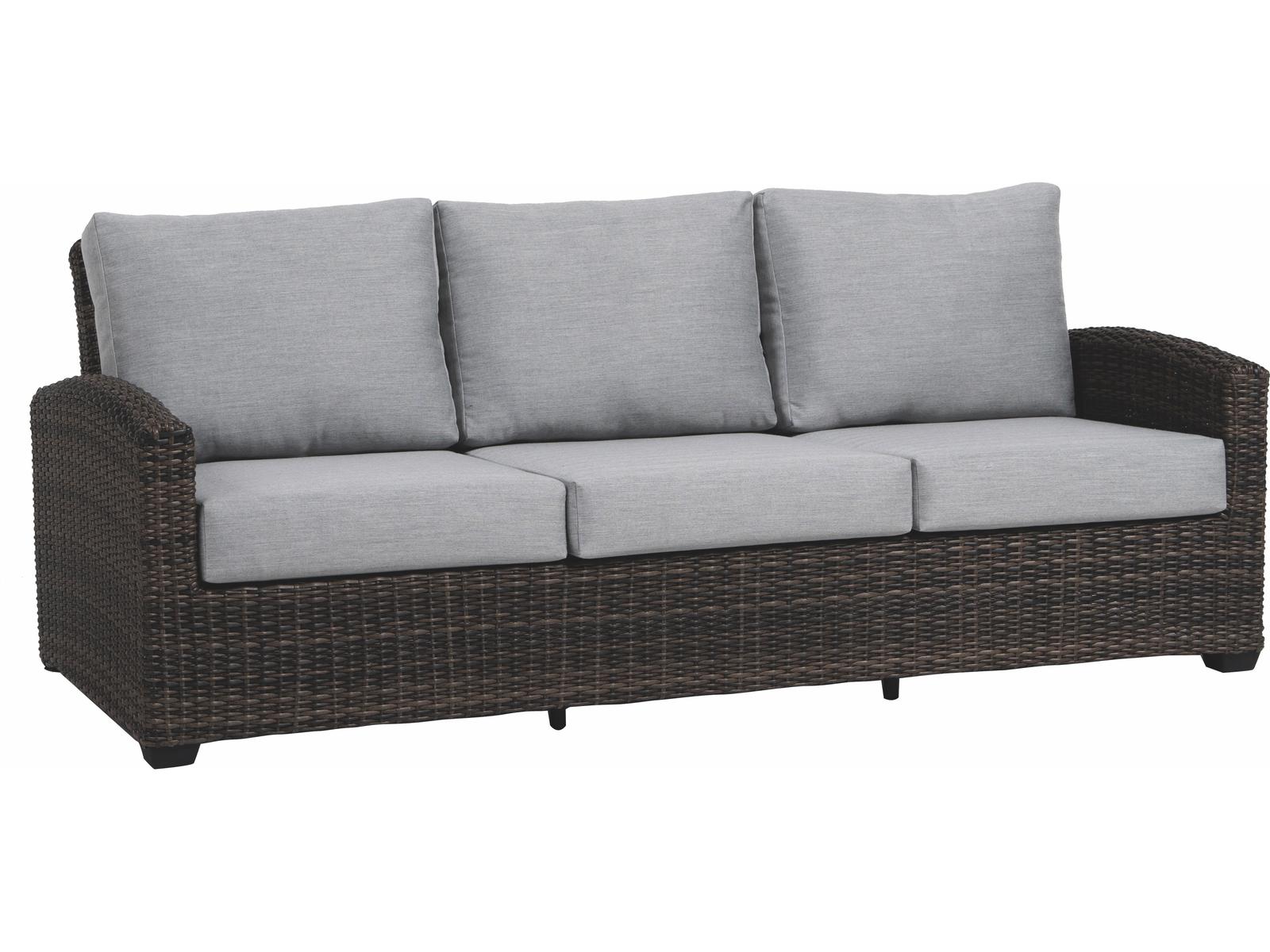 RataNa Ratana Coral Gables Aluminum Wicker Sofa | PatioLiving