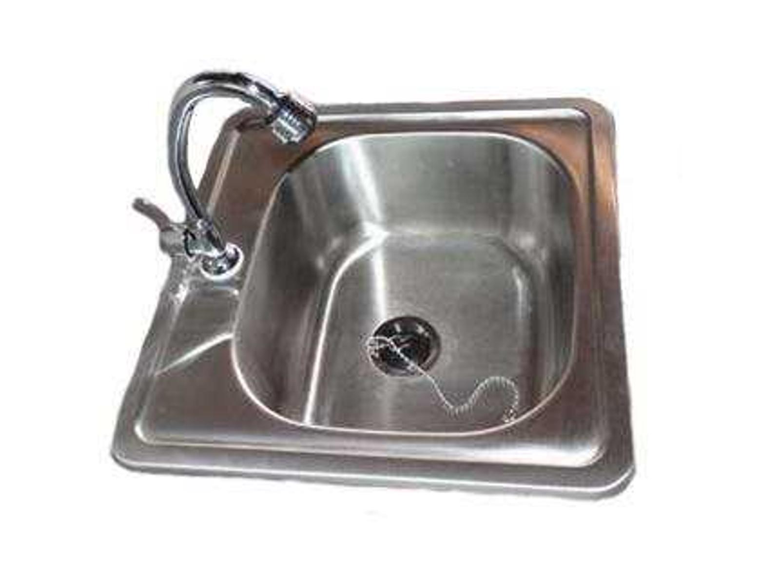 RCS Grills Stainless Steel Sink & Faucet