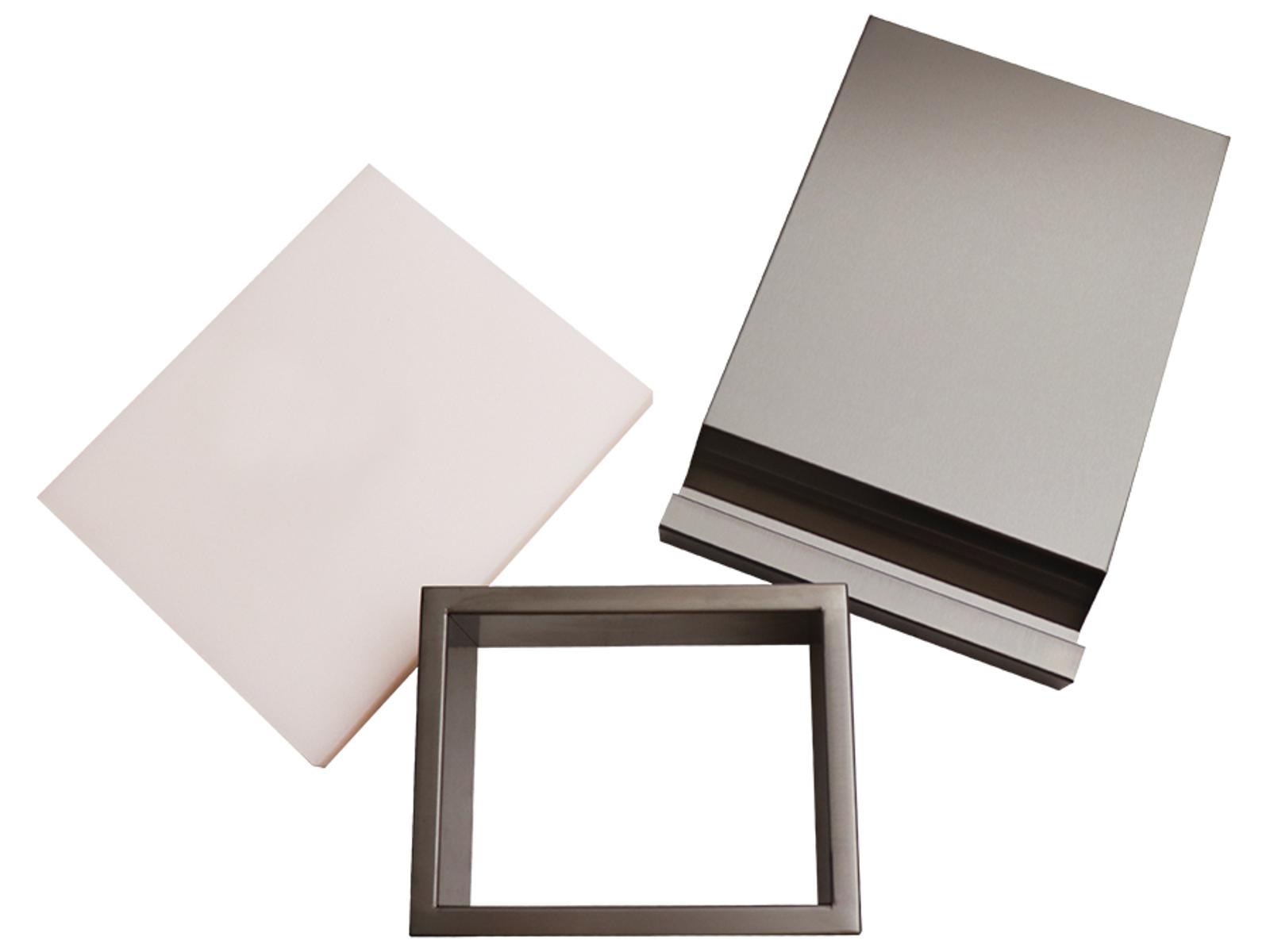 RCS Grills Stainless Steel Valiant Series Trash Chute and Cutting Board